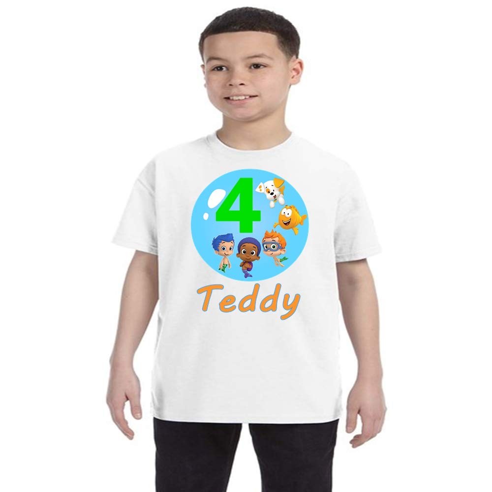 Custom Boys Birthday Shirt - Personalized Name & Age T-Shirt for Birthday Parties & Celebrations