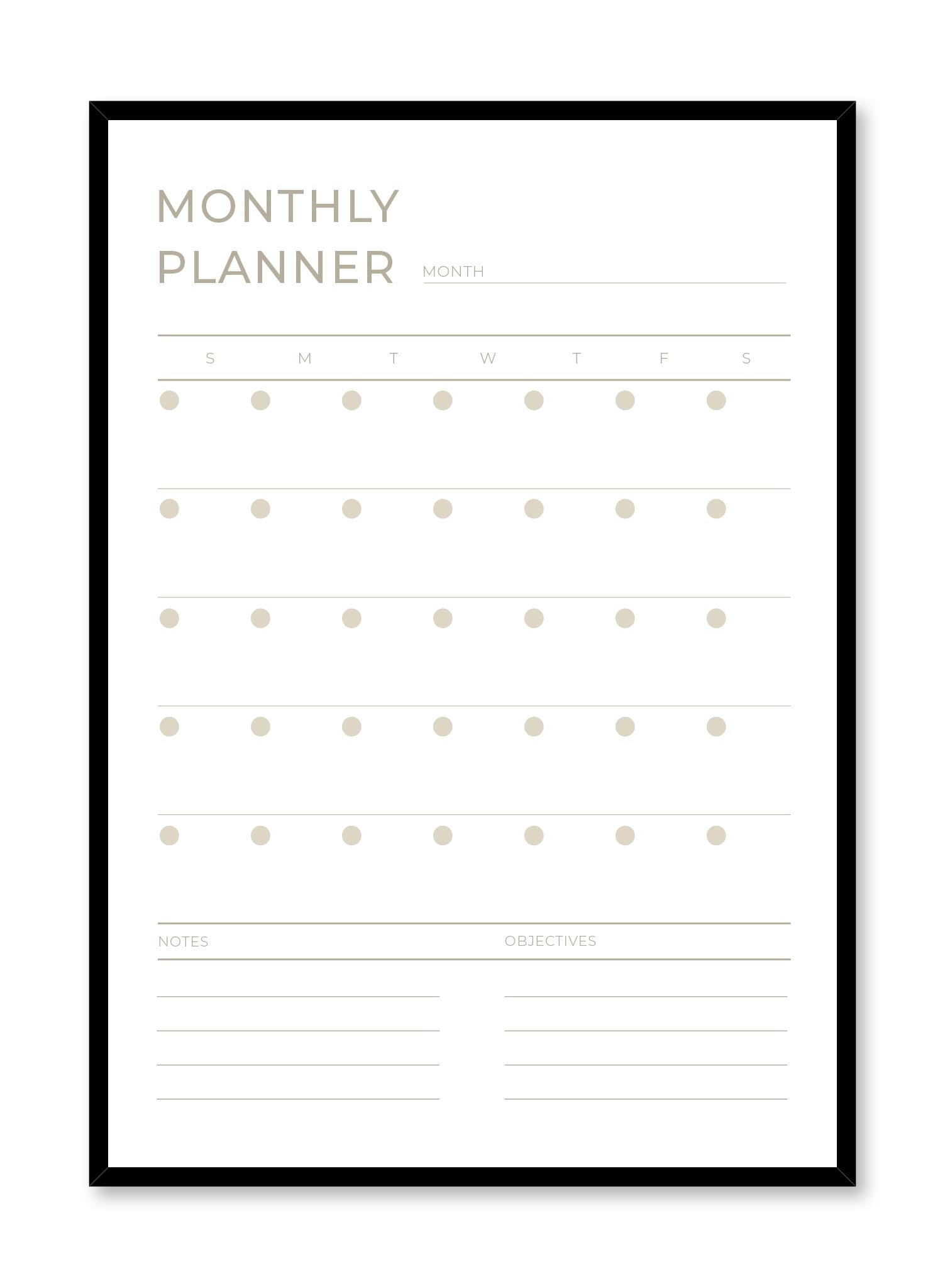 2024 Monthly Planner - Undated Calendar with Premium Paper - Perfect for Work, School & Personal Organization | A5 Size, Spiral Bound, 12 Months