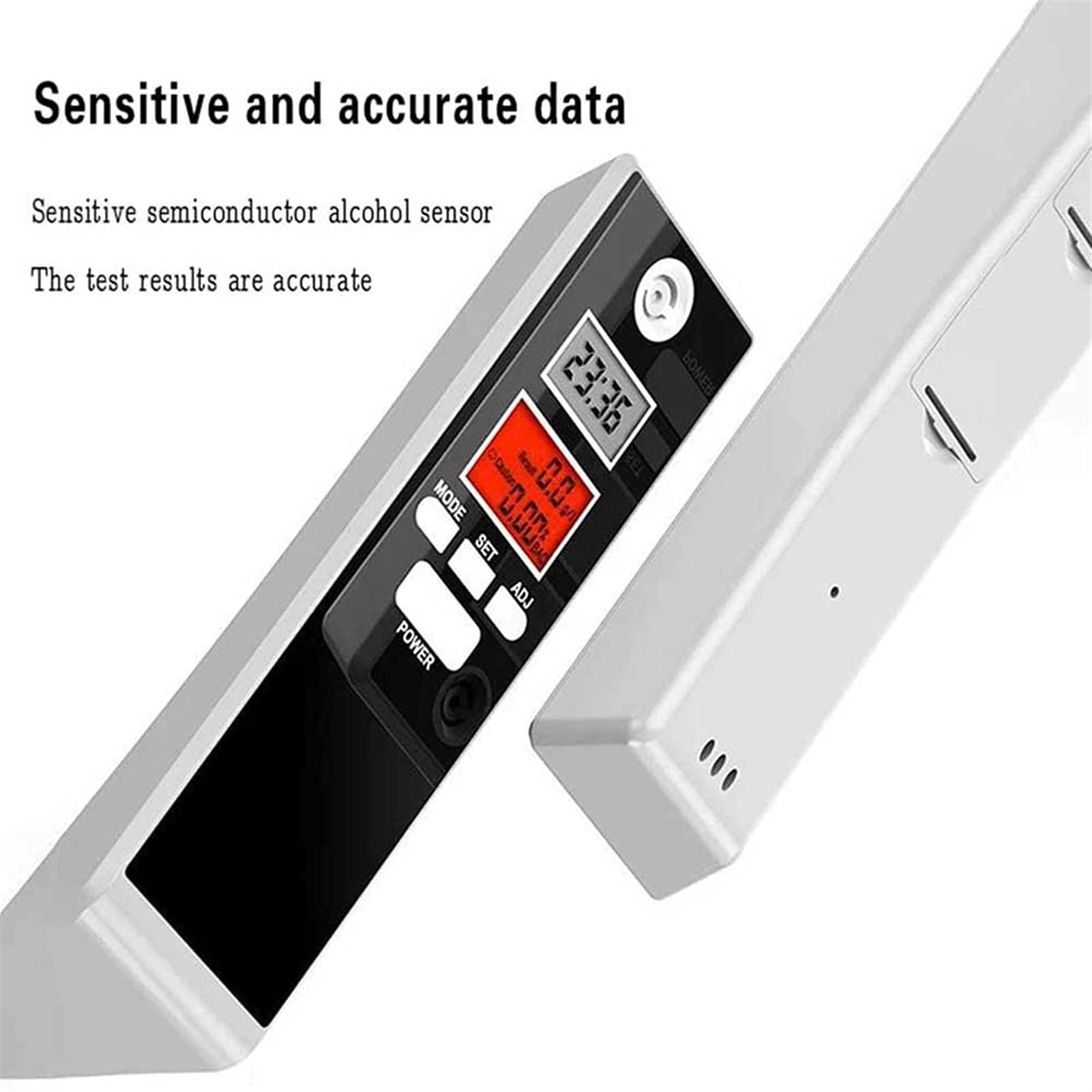 Professional Breathalyzer Alcohol Tester - Portable LCD Digital Breath Alcohol Detector with Fast Response for Personal & Workplace Safety | Home, Car, Party & Law Enforcement Use