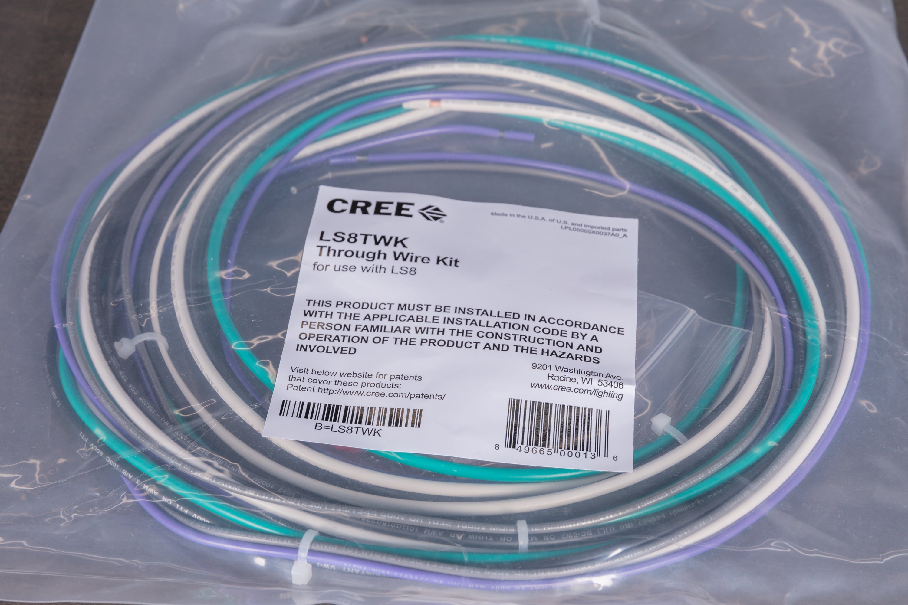 Cree LED Lighting Through Wire Kit - High Brightness, Easy Installation for Home & Office Lighting - Perfect for Ceiling Lights, Pendant Fixtures & DIY Projects
