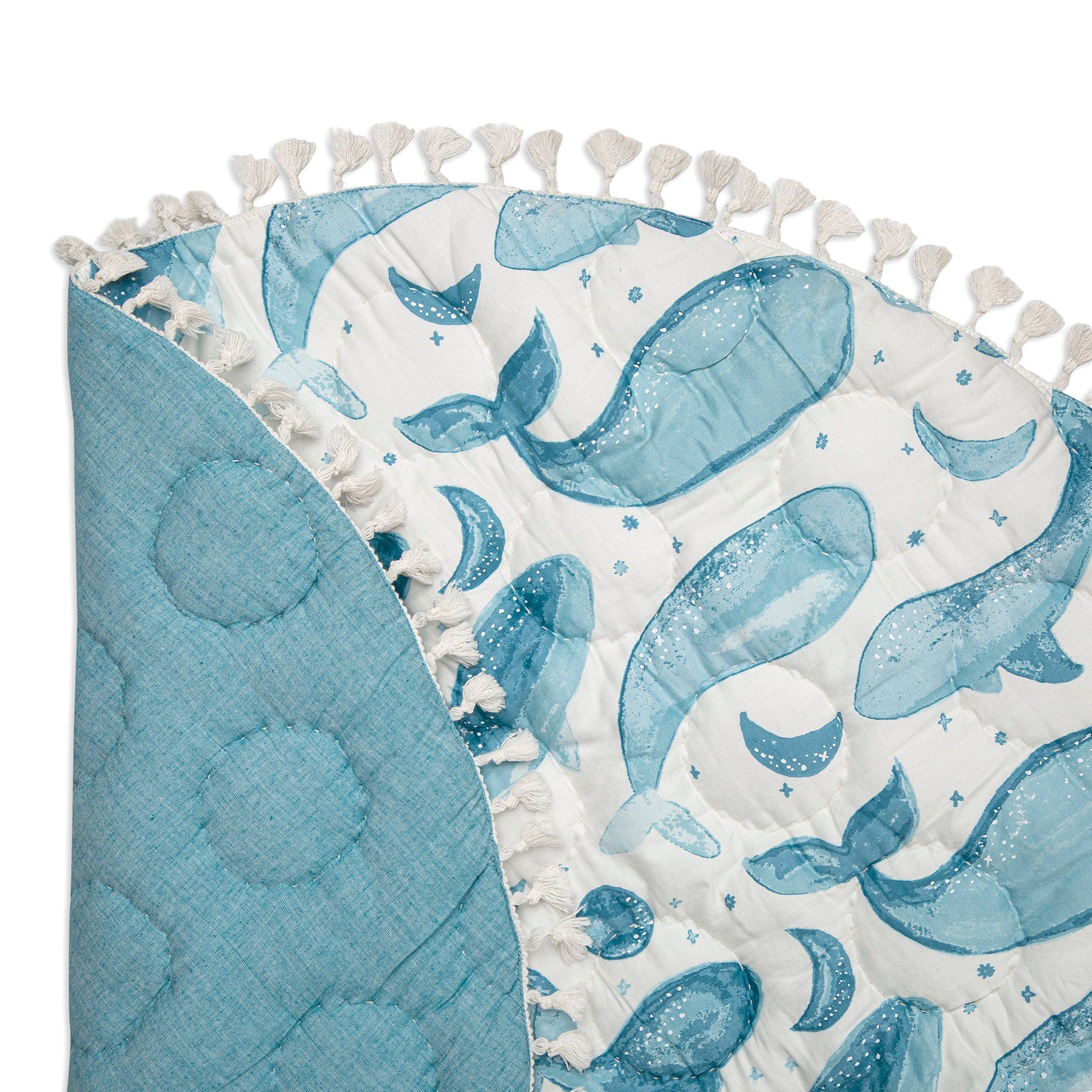 Premium Crane Baby Caspian Quilted Playmat - Soft & Safe Play Area for Infants & Toddlers - Perfect for Nursery, Daycare, or Home Playtime