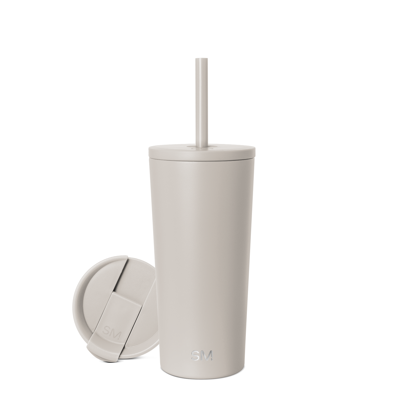 20oz Classic Stainless Steel Tumbler with Lid & Straw - Insulated Double Wall Vacuum Cup for Hot & Cold Drinks - Perfect for Coffee, Tea, Water, Smoothies - Ideal for Office, Travel, Gym & Outdoor Activities