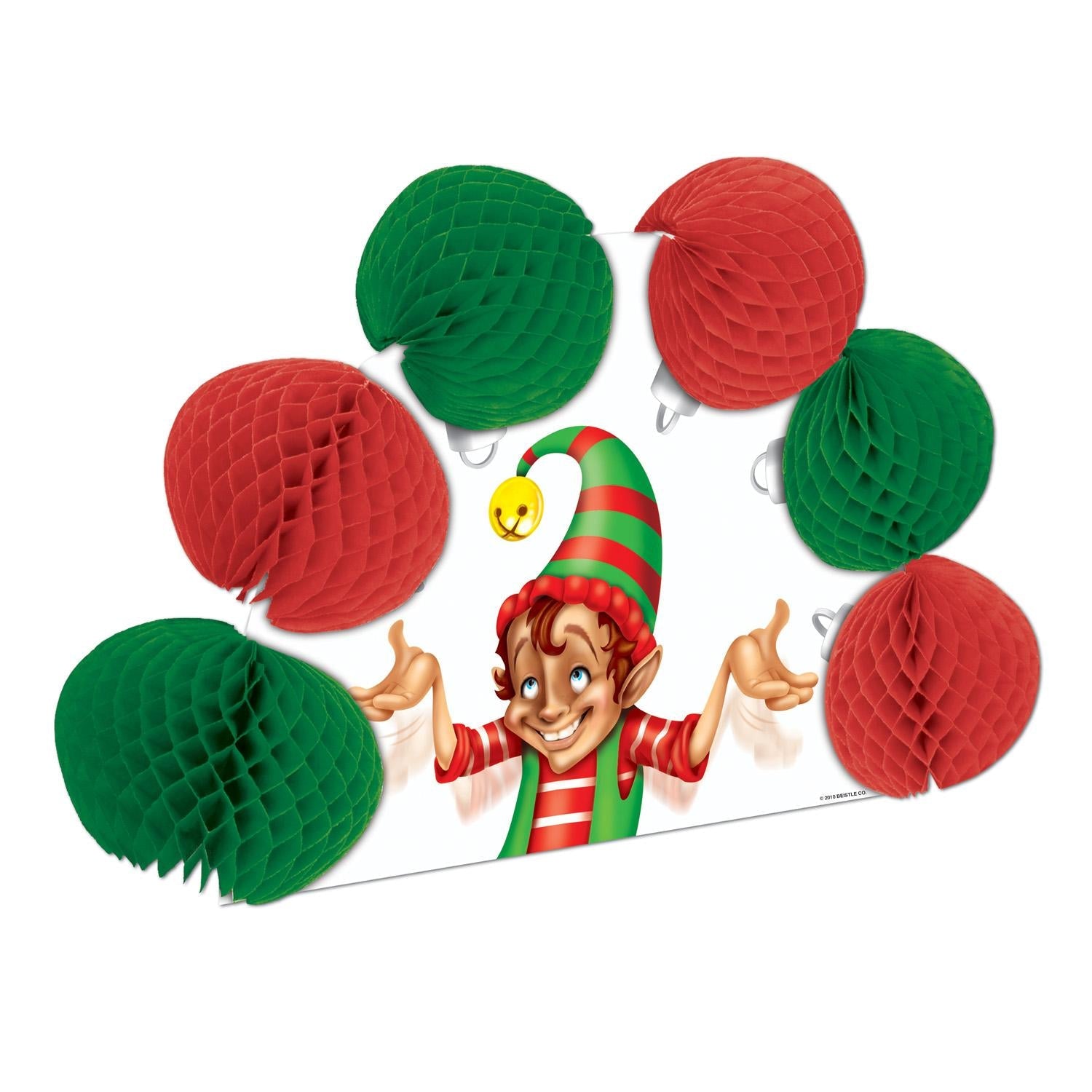 12 Pack Beistle Christmas Elf 2-Sided Table Centerpiece Decorations for Holiday Parties & Festive Home Decor