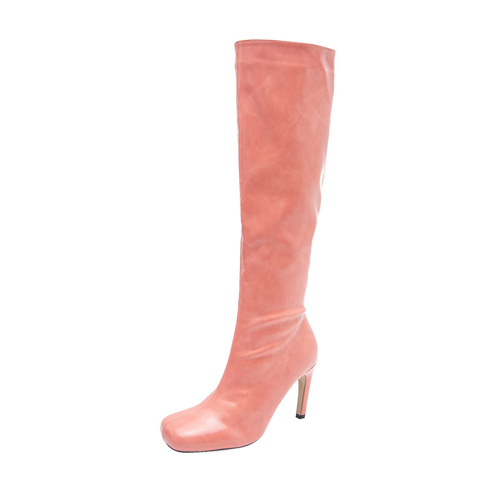 LLXIAO Women's Cowboy Boots - Solid Color Western Ankle Boots for Ladies | Perfect for Country Dancing, Rodeo & Casual Outfits