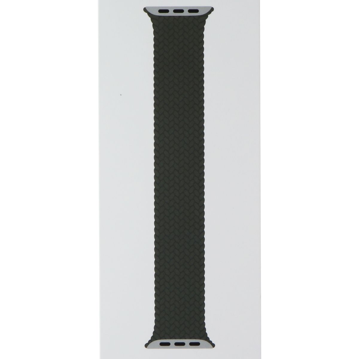 Apple Watch 41mm Braided Solo Loop Band - Compatible with 42mm/41mm/40mm Models, Olive Green, Size 2 | Comfortable Stretchable Design for Workouts, Running & Everyday Wear