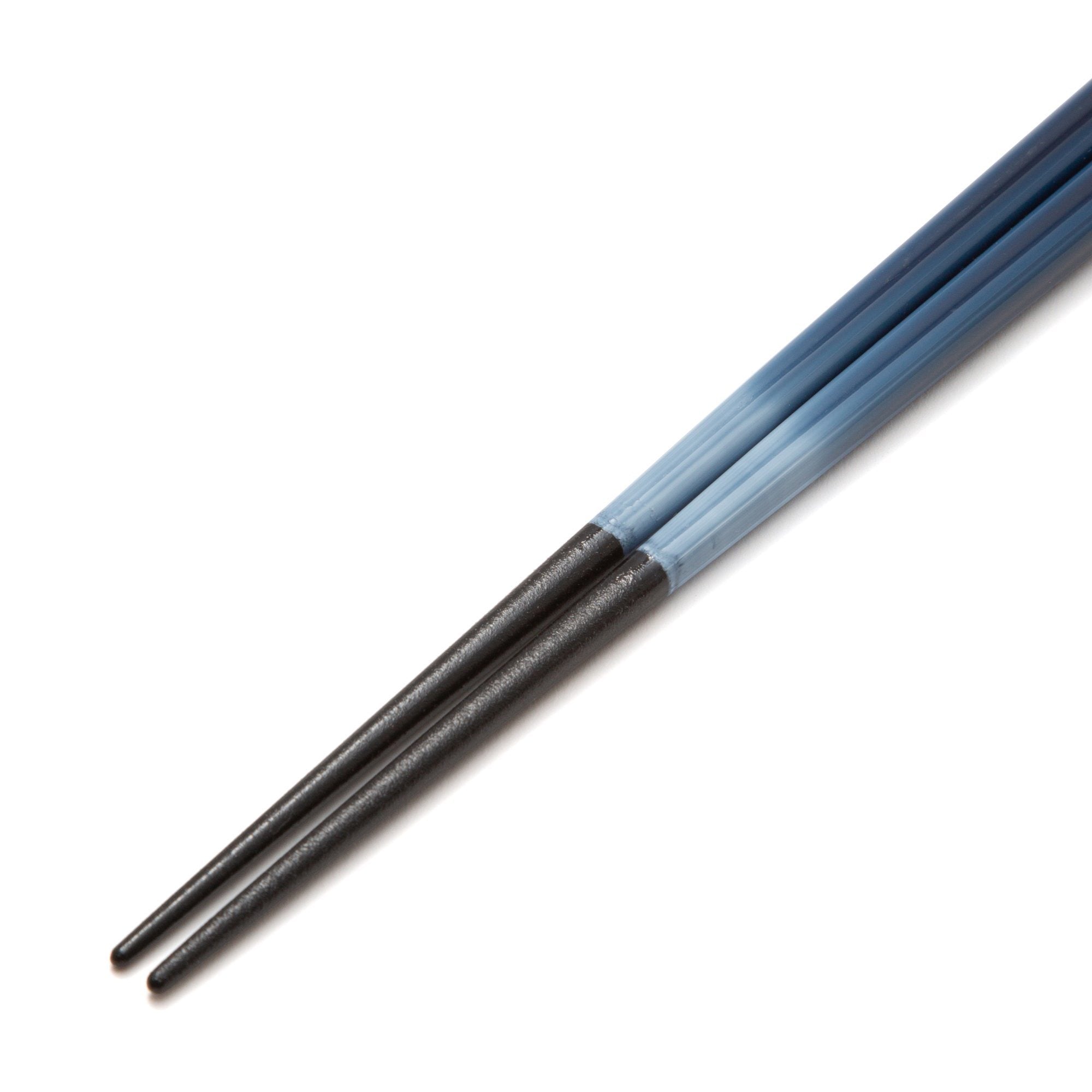 Premium Gradient Navy Chopsticks - Elegant Japanese Style Dining Utensils for Sushi, Noodles & Asian Cuisine