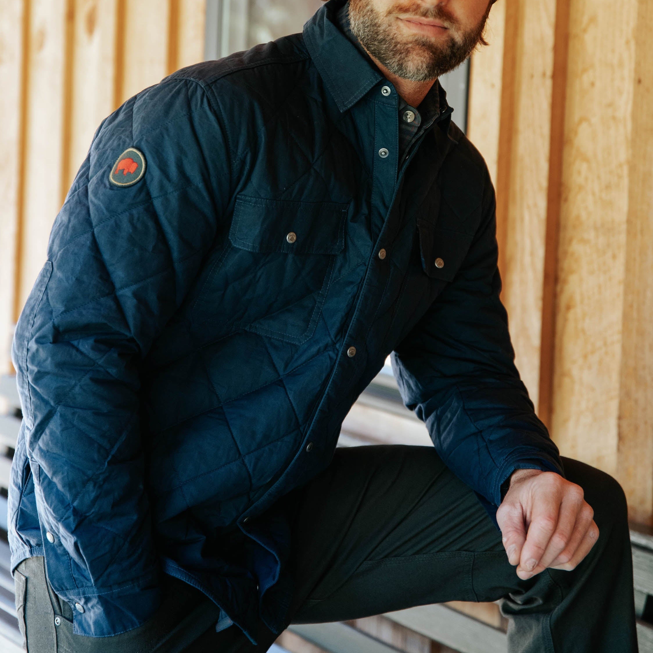 Highland Field Quilted Jacket for Women - Lightweight Water-Resistant Outdoor Jacket for Hiking, Camping & Fall Fashion
