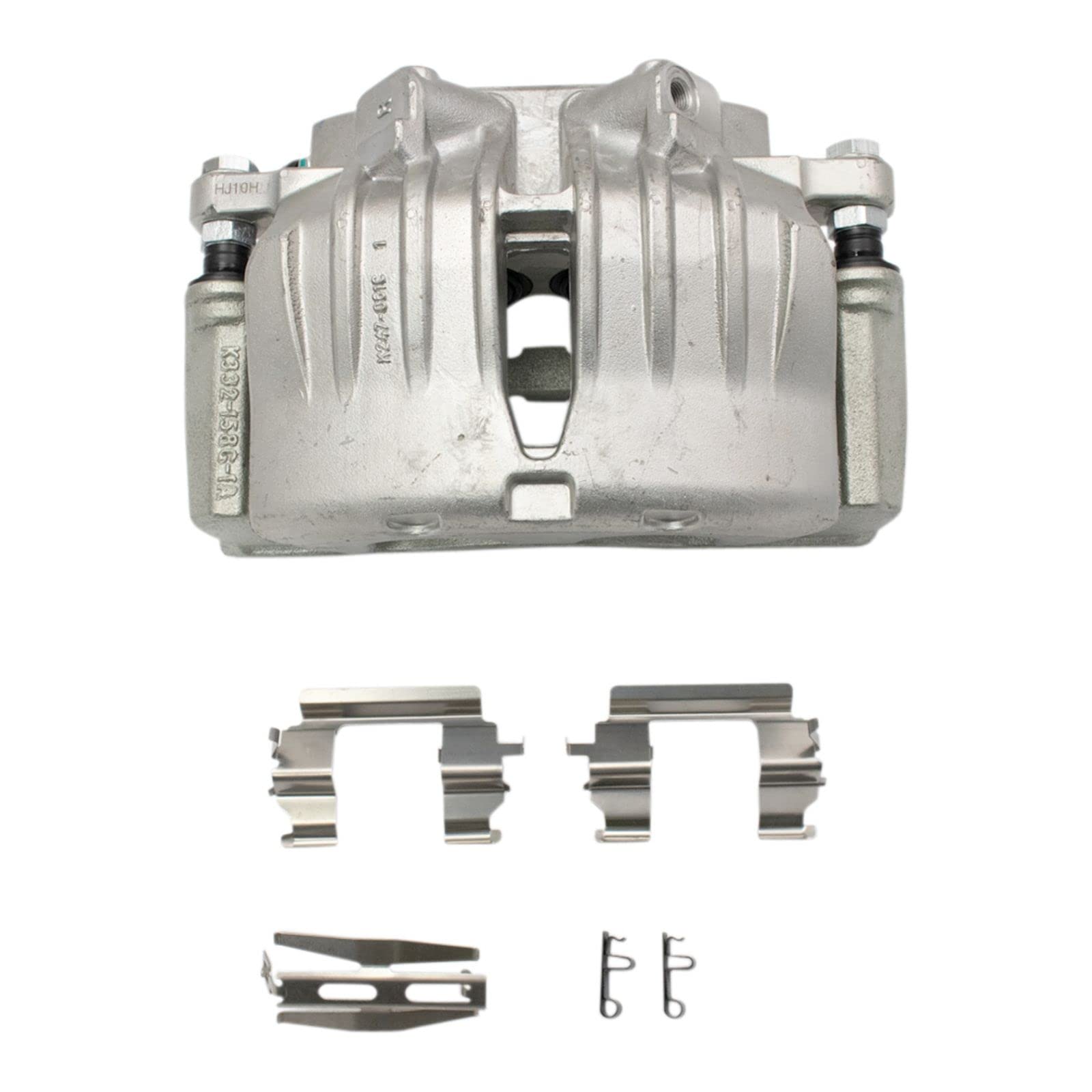 High-Performance Front Brake Pad & Rotor Kit - Ceramic Vented Brake Pads & Rotors - Compatible with 2004-2005 Buick Rainier, 2005 GMC Envoy, Saab 9-7x - Smooth Braking for City Driving & Highway Safety