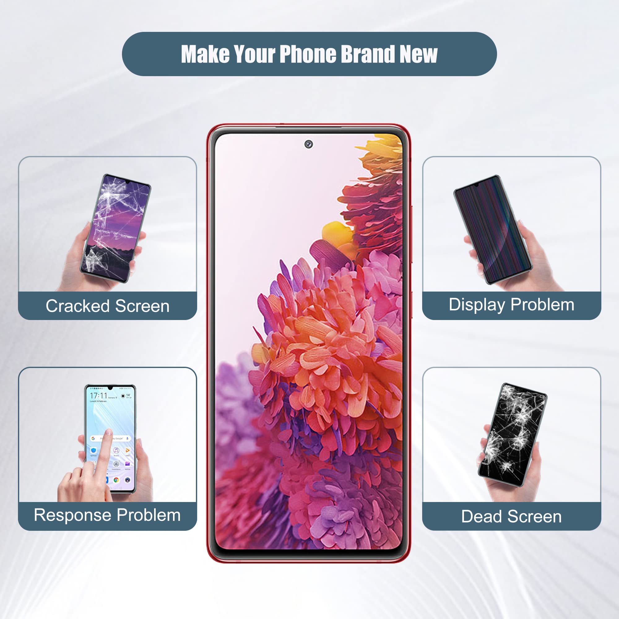 AMOLED Display for Samsung Galaxy S20 FE SM-G780F/DSM - 6.5