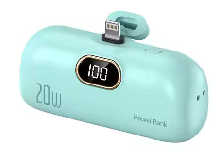 5000mAh Mini Power Bank for iPhone - 20W Fast Charging Portable Charger with Digital Display | Compact & High Capacity | Perfect for Travel, Outdoor Activities & Emergency Backup (2-Pack $40 Deal)