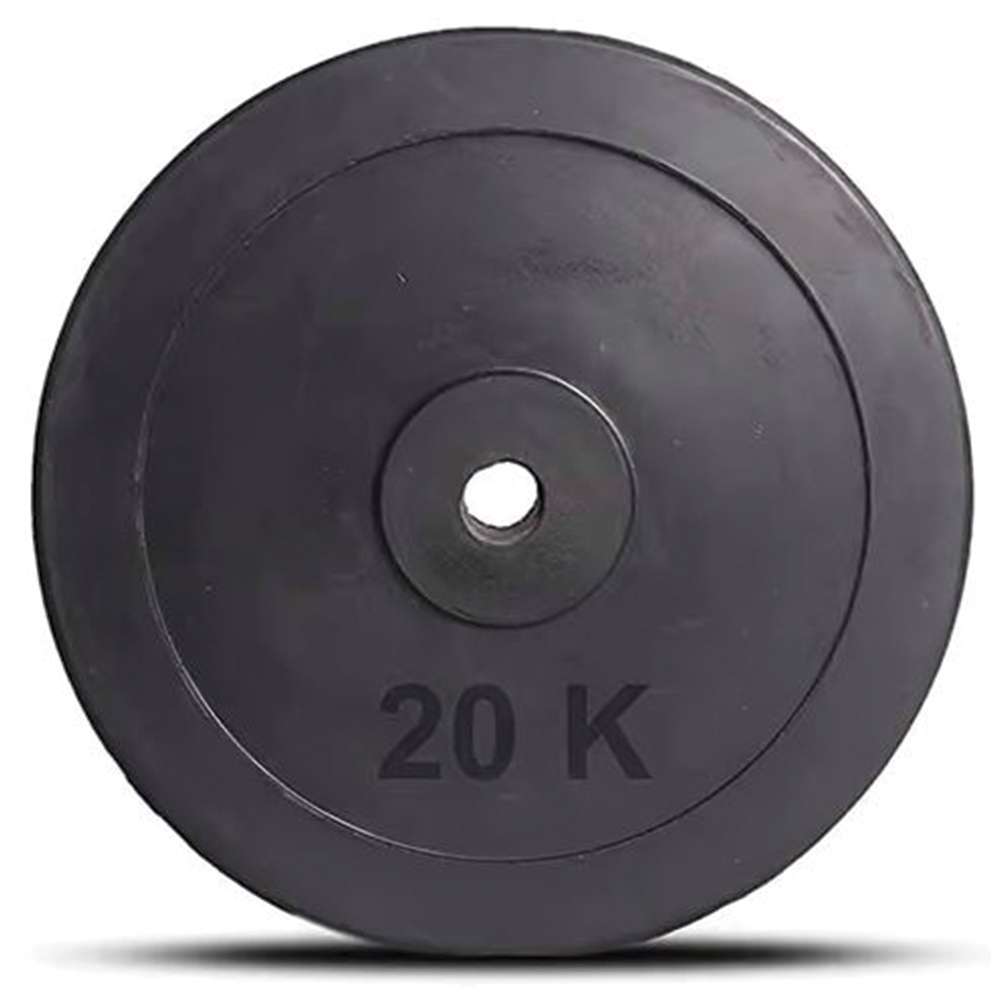 20kg Rubber Bumper Plates for Olympic Barbell - 50mm Thick - Ideal for CrossFit, Weightlifting & Home Gym Workouts