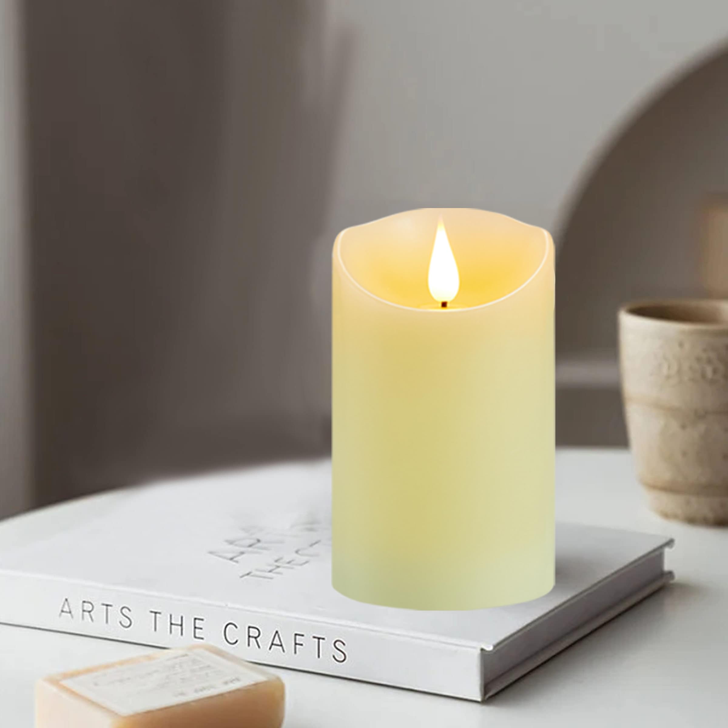 Rechargeable LED Candles with Remote - Flameless Pillar Candles for Home Decor, Weddings & Holidays