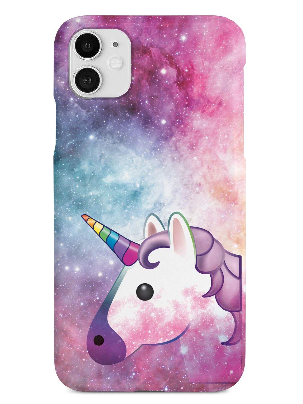 **Inspired Cases for iPhone 12 Mini - 3D Textured Protective Phone Cover with Space Unicorn Emoji | Shockproof & Slim Design for Everyday Use, Travel & Work**