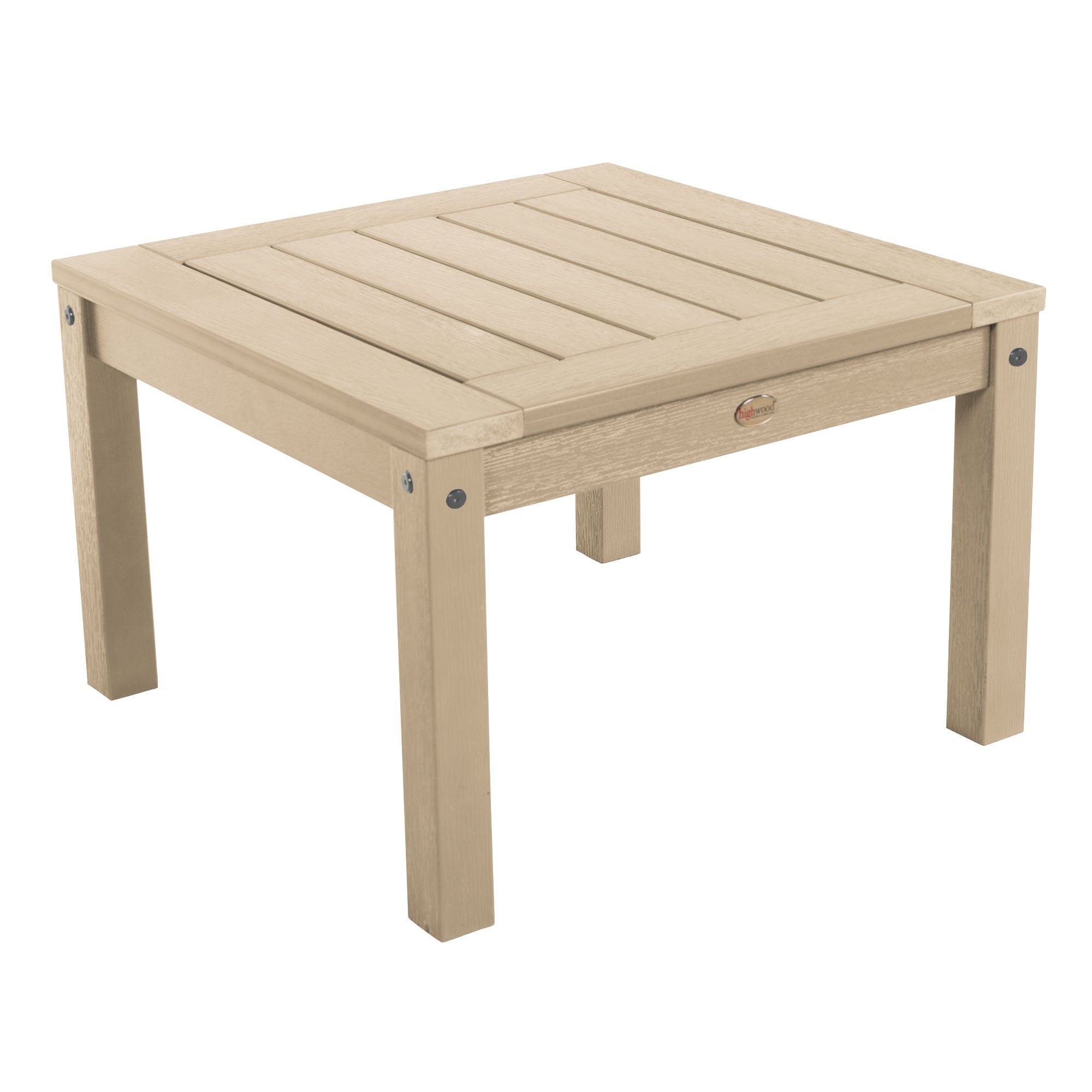 Refurbished Adirondack Side Table - Outdoor Patio Furniture, Small Accent Table for Garden, Deck, Porch & Backyard Decor