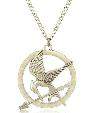 Peace River Designs The Hunger Games Inspired Mockingjay Necklace in Silver - Perfect for Cosplay, Gift Giving, and Everyday Wear