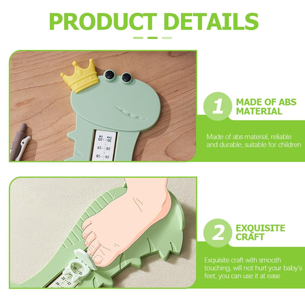 Kisangel Kids Foot Measuring Device - Accurate Shoe Size Tool for Toddlers & Children | Home Use Baby Foot Sizer Ruler | Perfect for Online Shoe Shopping & Pediatric Measurements