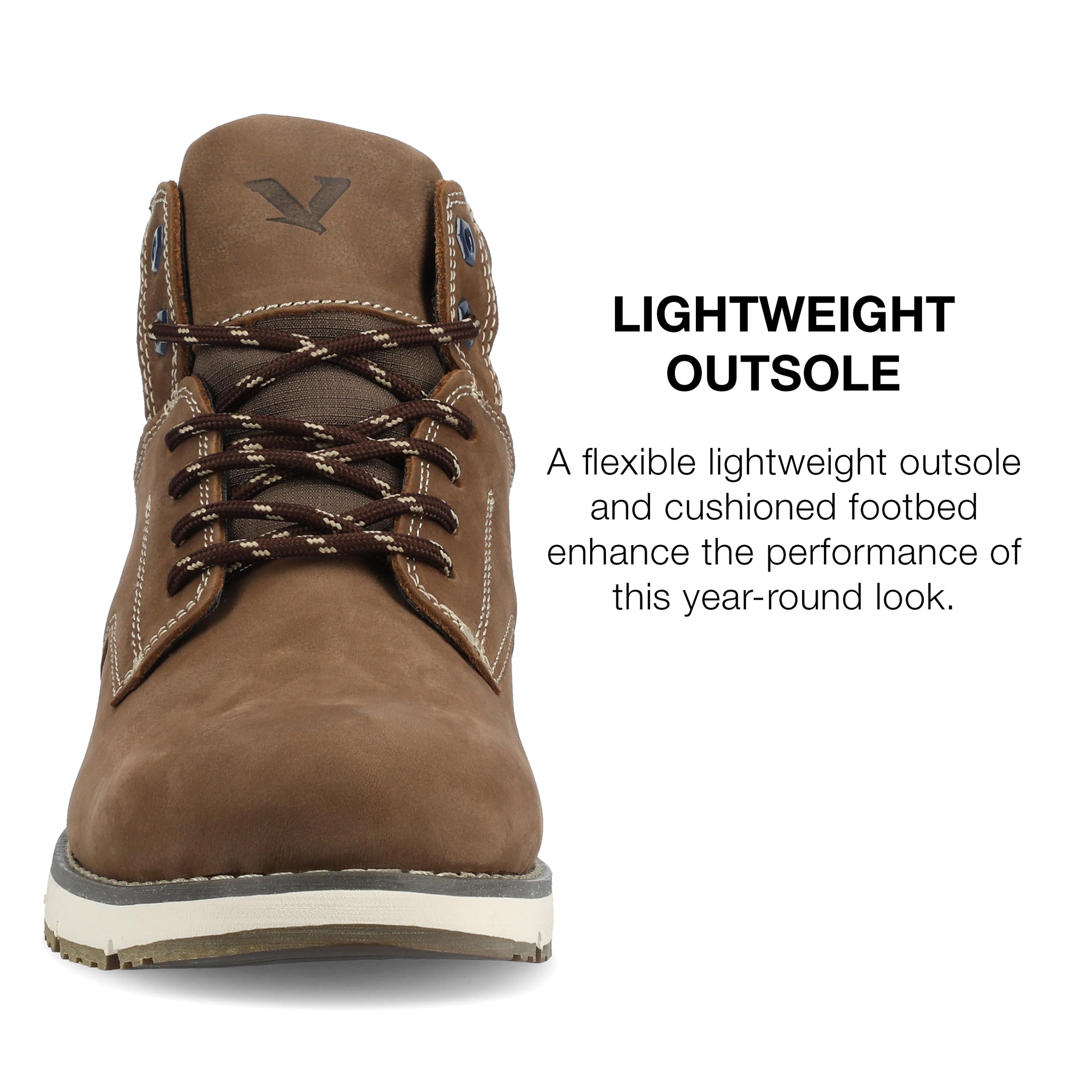 Men's Casual Chukka Boots - Comfortable Leather Ankle Boots for Walking & Outdoor Activities | Perfect for Work, Travel & Everyday Wear
