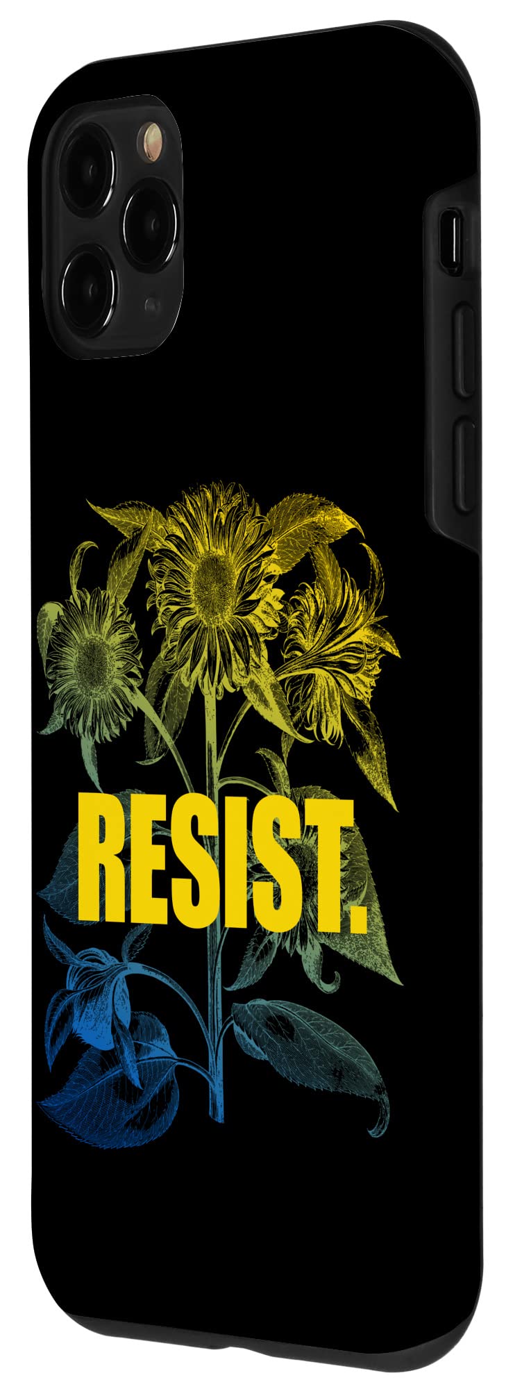 iPhone 11 Pro Case - Sunflower Design, Shockproof & Scratch-Resistant Protective Cover - Perfect for Daily Use, Travel & Showing Ukrainian Pride