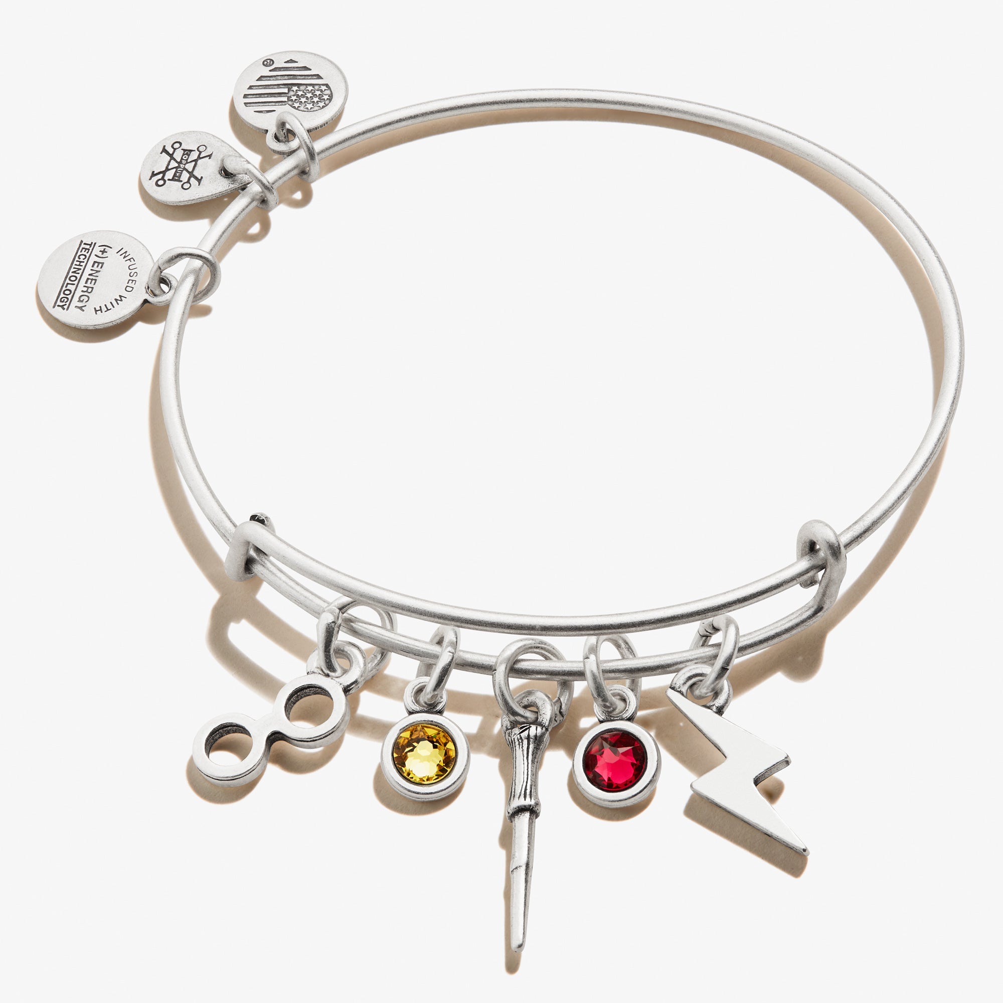 Harry Potter™ Character Multi-Charm Bangle Bracelet - Official Wizarding World Jewelry for Fans & Collectors | Perfect for Cosplay, Gifts & Everyday Wear