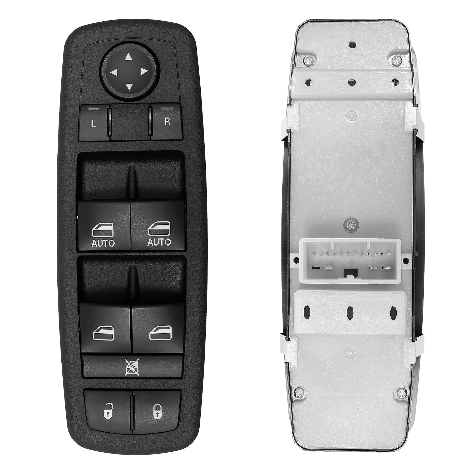 2011-2014 Dodge Durango & Jeep Grand Cherokee Power Window Master Switch Replacement – 3-Pin & 8-Pin Compatible (Fits Part# 68086693AC, 68086693AD) – Easy DIY Installation for Driver Side Window Controls