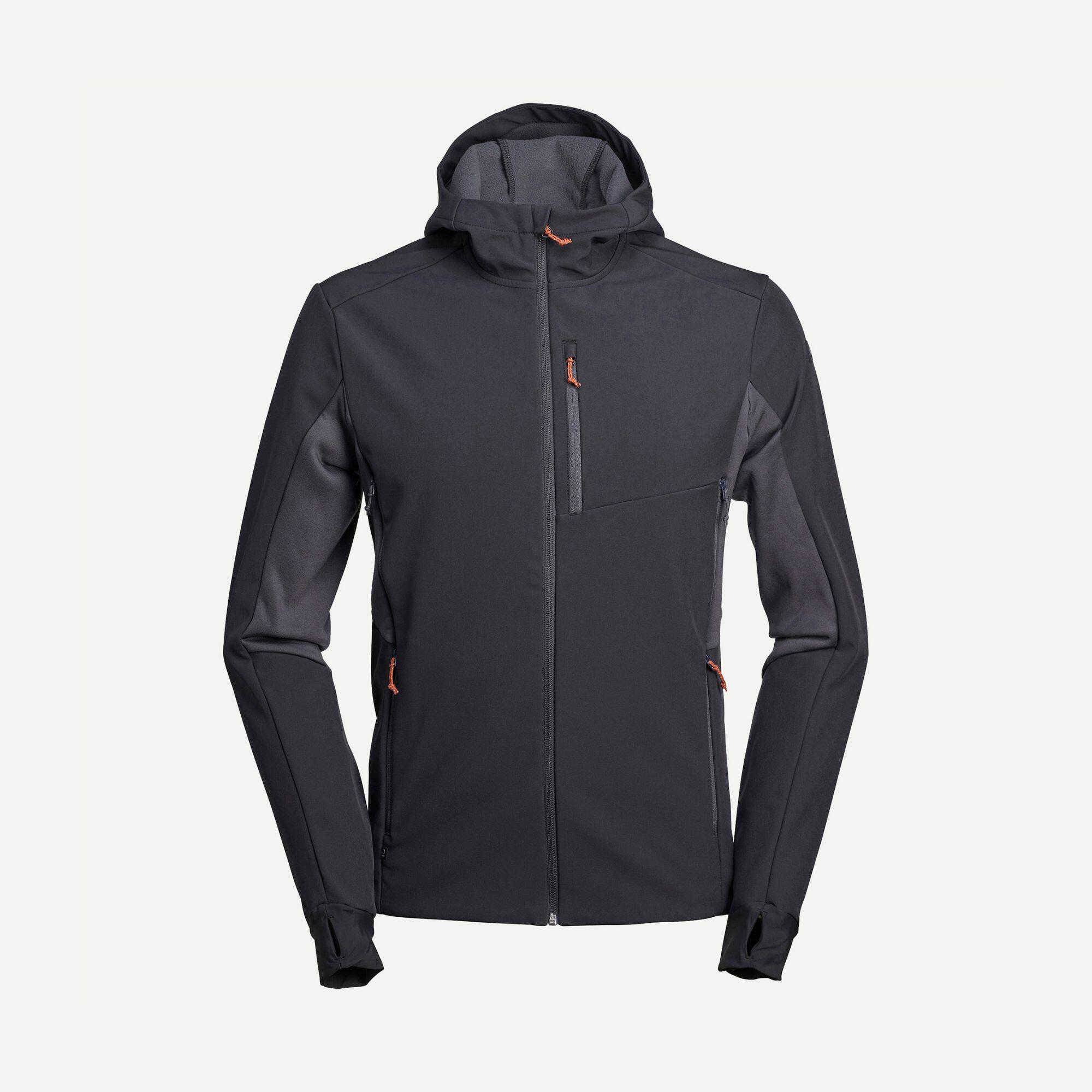 Forclaz Men's MT500 Lightweight Windbreaker Jacket - Waterproof, Breathable Outdoor Hiking & Running Jacket for Men - Perfect for Hiking, Camping, and Travel Adventures