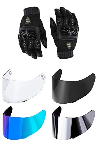 GDM Premium Motorcycle Protective Gear Bundle - Helmet, Jacket, Gloves, Shields, Backpack & Bluetooth Intercom for Safe Riding | Adventure & Commuter Use