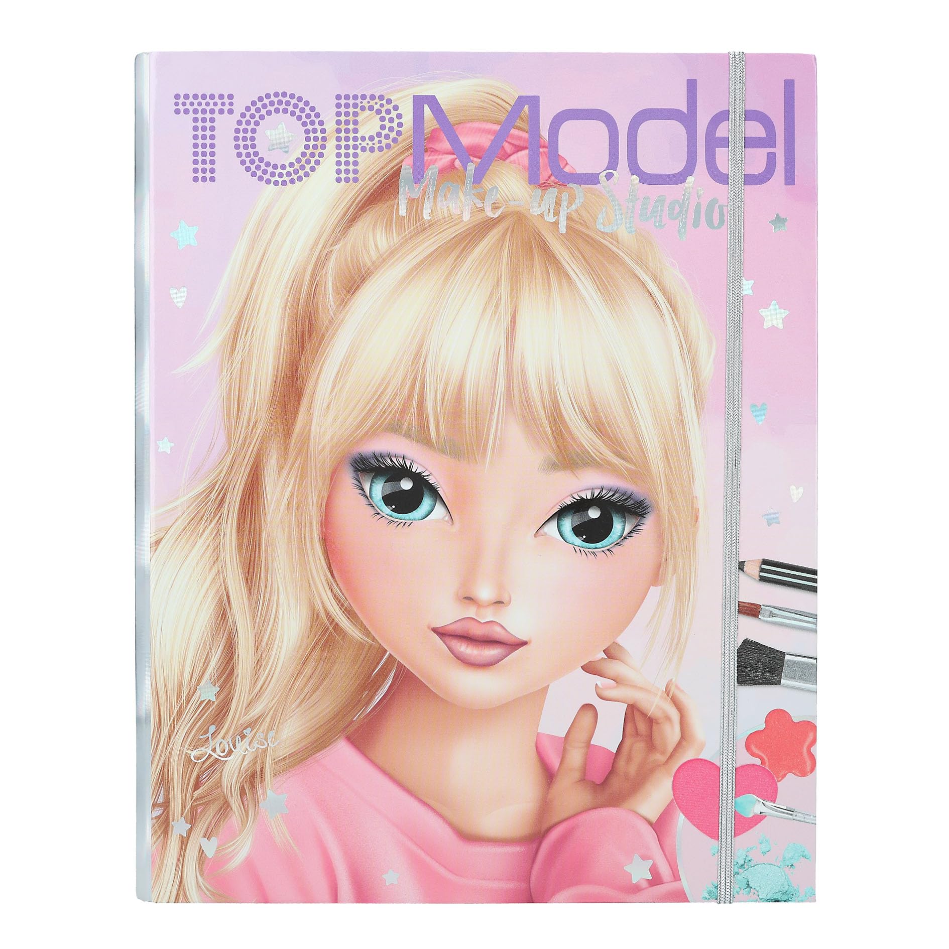Depesche 12876 TOPModel Make Up Studio – Creative Makeup Kit for Stunning Looks with Coloring Block, Makeup Palette & 4 Brushes | Perfect for Teens, Beginners & DIY Beauty Enthusiasts