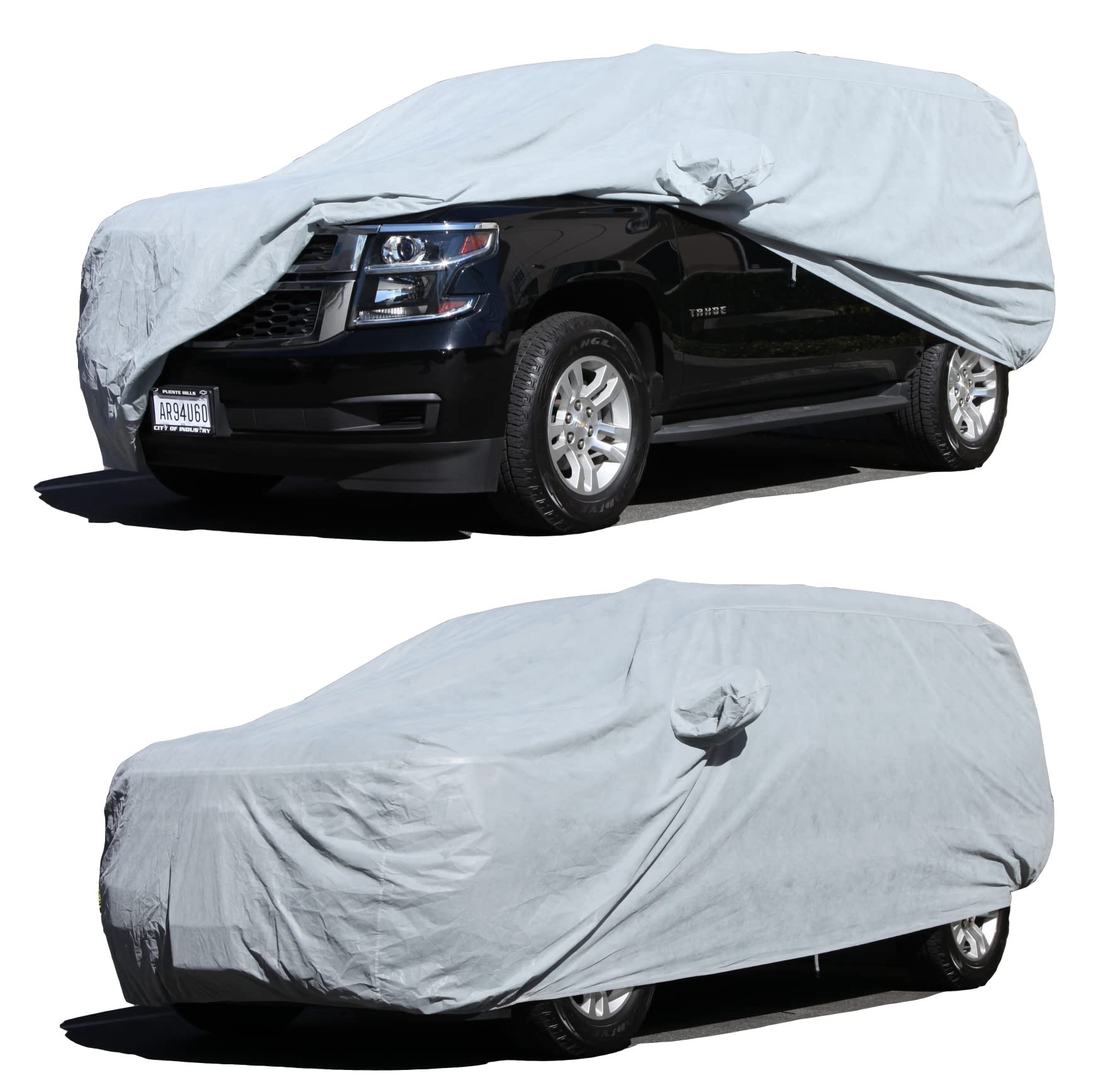 Premium Car Cover for 2019-2025 Chevy Blazer - XTREMECOVERPRO Diamond Series Waterproof Outdoor Protection (Grey) | All-Weather Shield for Snow, Rain, Dust & UV Rays - Perfect for Garage, Driveway & Long-Term Parking