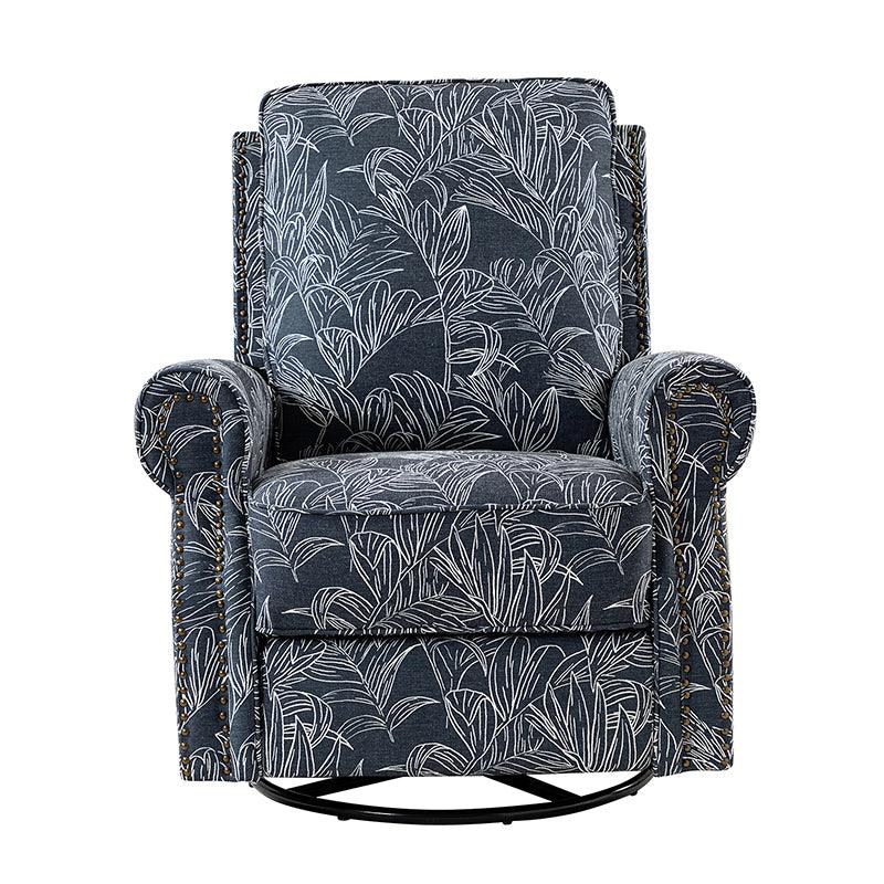 Comfortable Nikola Swivel Glider Recliner Chair - 360° Rotation & Smooth Gliding Motion - Perfect for Living Room, Nursery, or Home Theater Relaxation