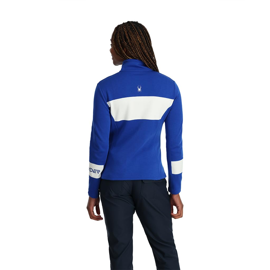 Spyder Women's Speed Full Zip Fleece Jacket - Lightweight Warm Winter Outerwear for Running, Hiking & Outdoor Activities