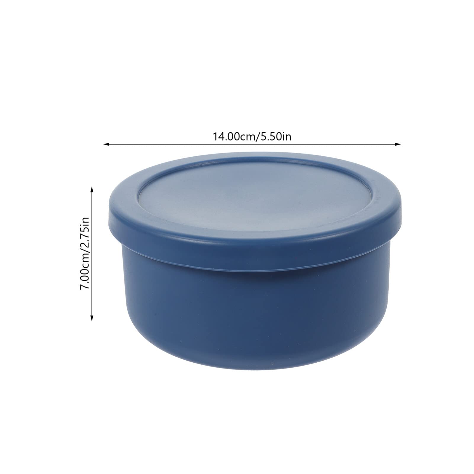 DOITOOL 4PCS Stackable Pizza Dough Proofing Box Set with Lid - 700ml Family Size Silicone Dough Rising Container (Blue) - Perfect for Home Baking, Pizza Making & Bread Proofing