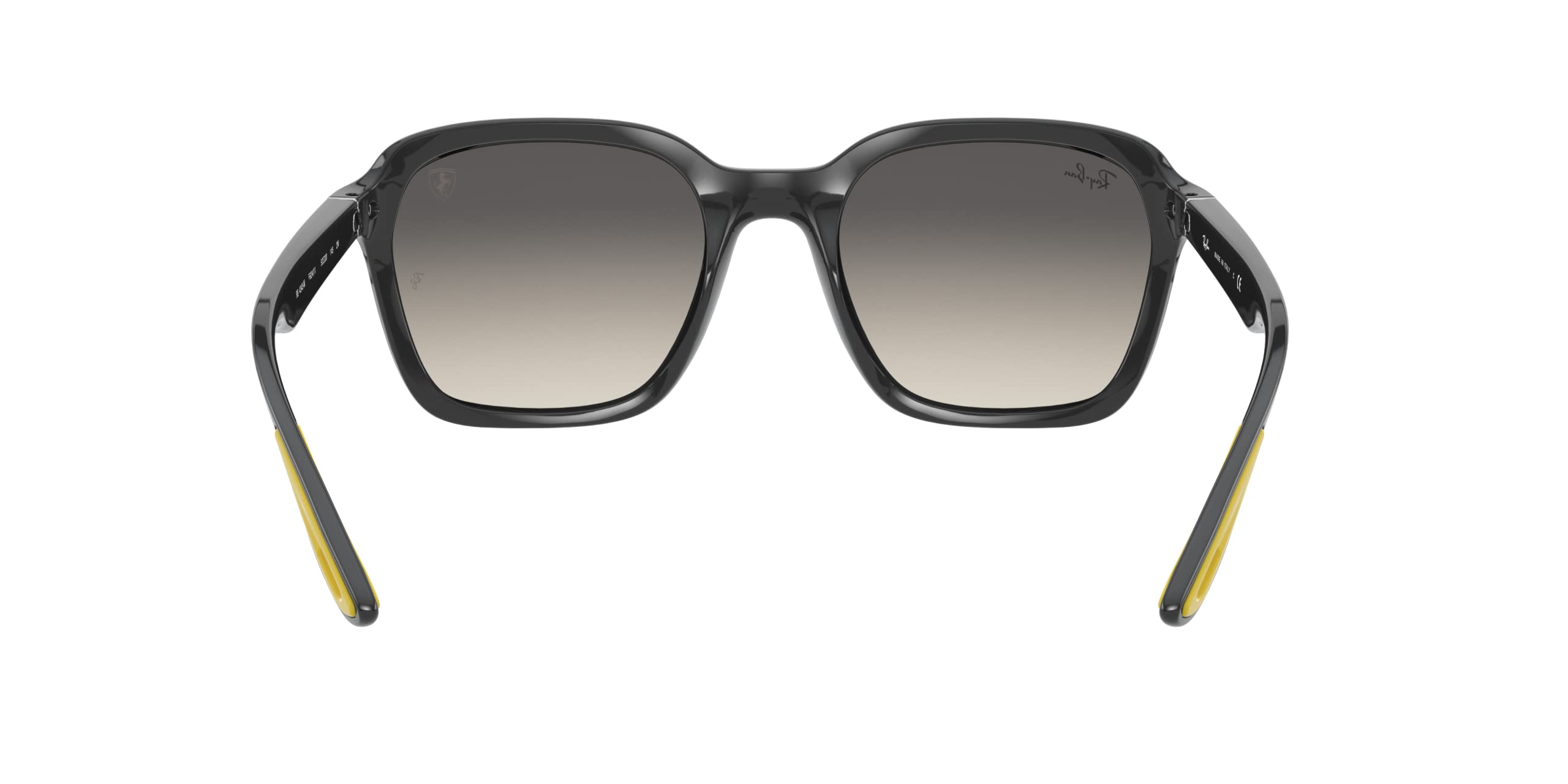 Ray-Ban RB4343M Scuderia Ferrari Square Sunglasses for Men & Women - Polarized UV Protection - Stylish Driving & Outdoor Fashion Accessories