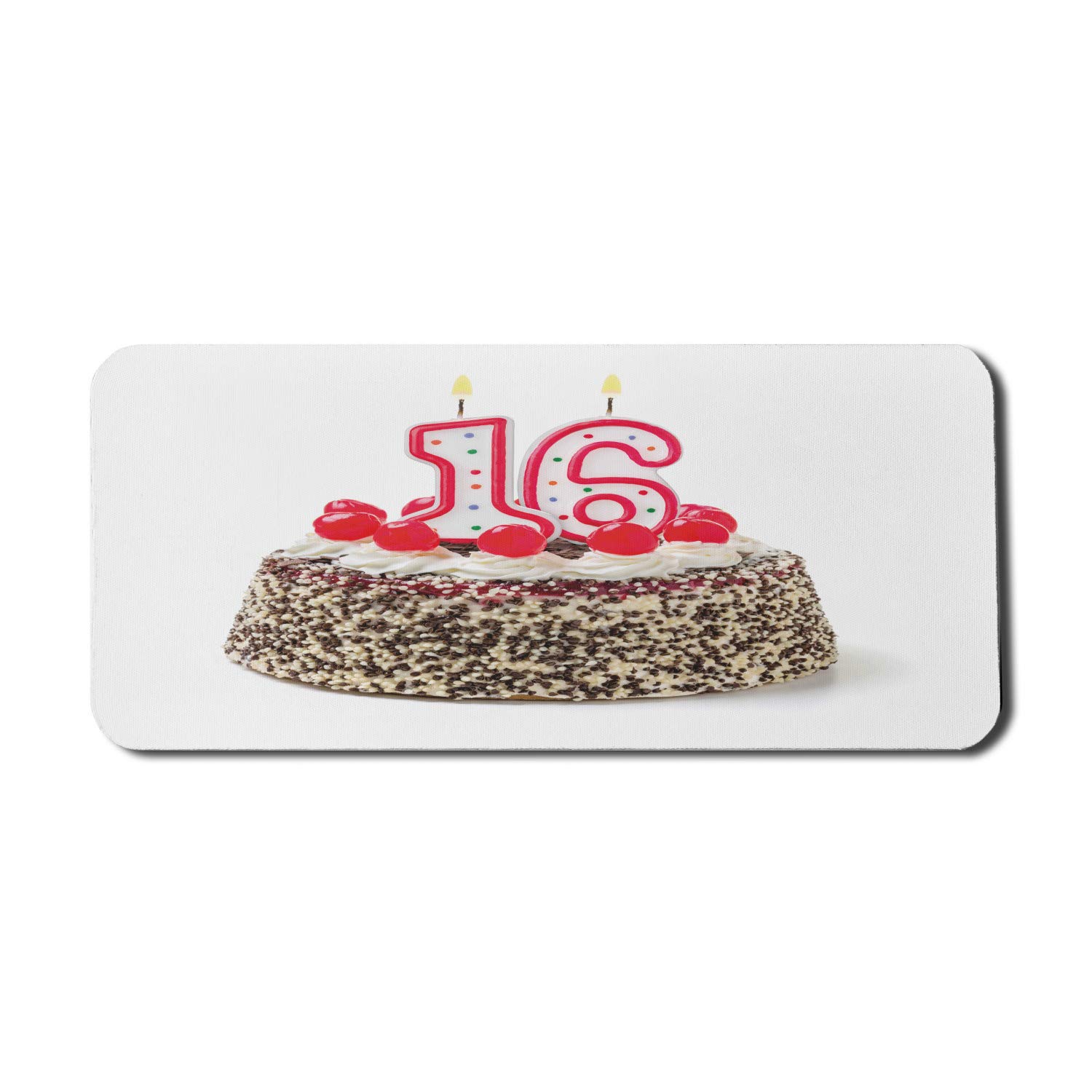 Ambesonne 16th Birthday Gaming Mouse Pad - Extra Large 35