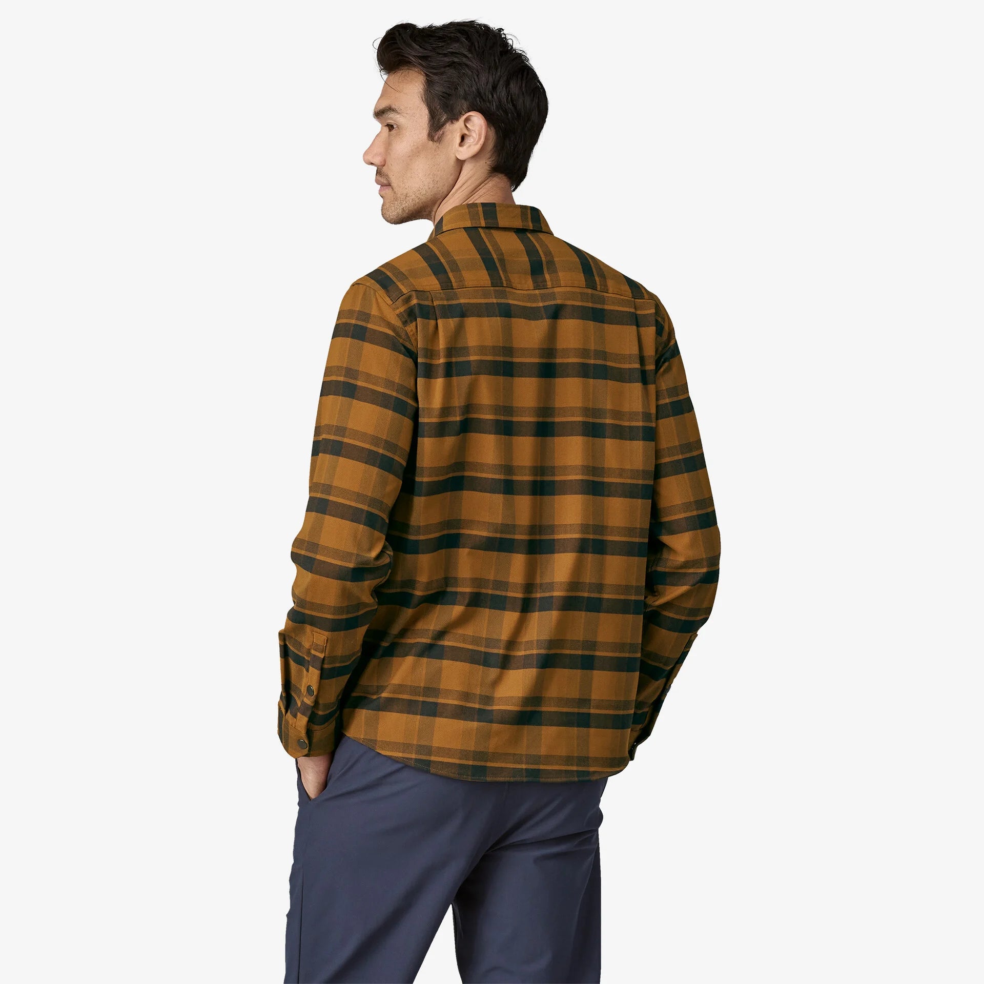 **Men's Canyonite Flannel Shirt - Soft Plaid Long Sleeve Button-Up for Casual & Outdoor Wear - Perfect for Camping, Hiking, and Fall Layering**