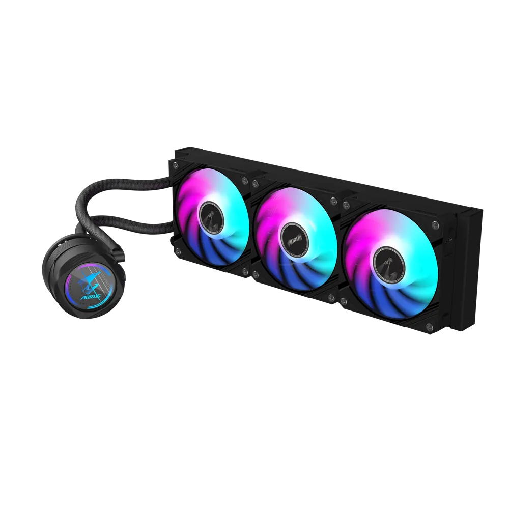 Gigabyte AORUS Waterforce II 240mm/360mm AIO Liquid CPU Cooler - High Performance RGB Cooling for Gaming PC & Overclocking | Perfect for Gaming Rigs, Workstations & High-End Builds