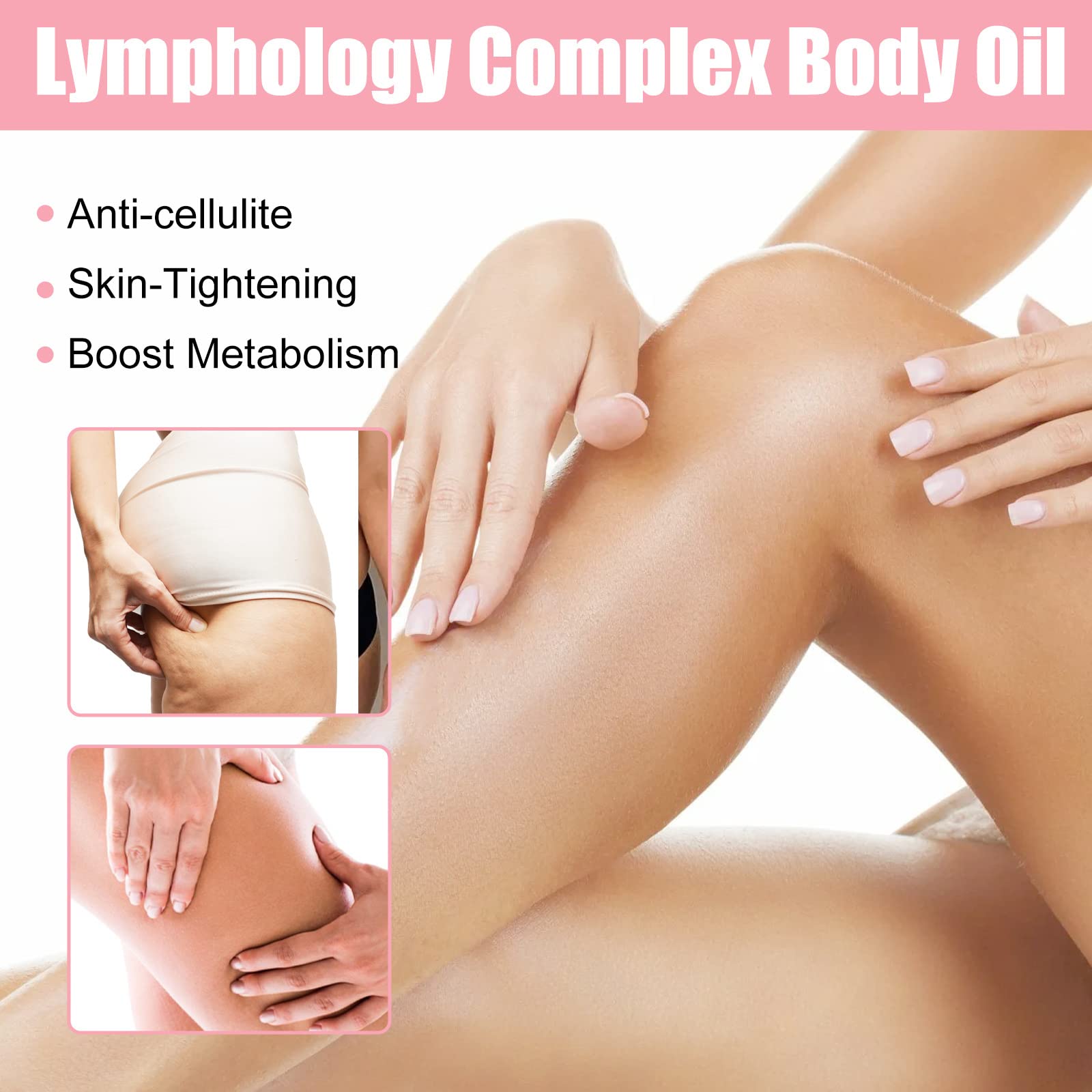 2PCS Bloss Lymphology Complex Body Oil - 2023 New Anti-Cellulite & Firming Massage Oil for Lymphatic Drainage, Natural Herbal Essential Oil for Relaxation & Skin Care | Perfect for Spa, Home Massage & Post-Workout Recovery