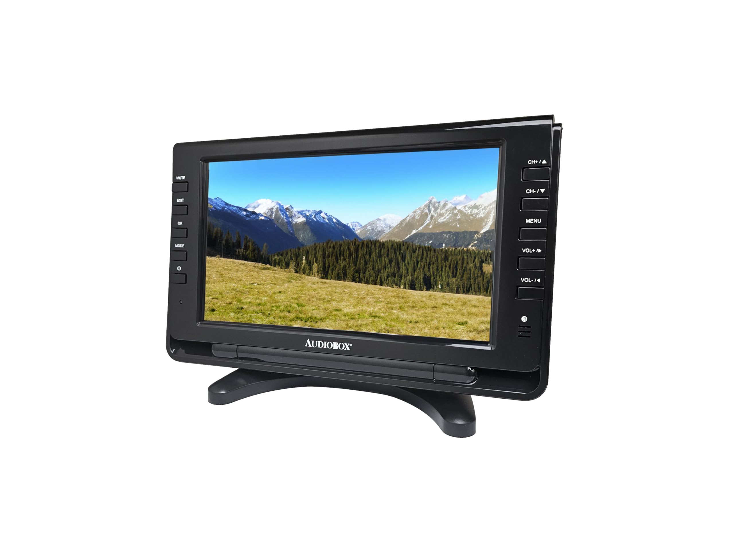 9-Inch Portable TV with USB/SD Inputs & 3.5mm Audio Output - Includes Remote, Car Charger, AC Adapter & Antenna | Perfect for Travel, Camping, and Home Entertainment