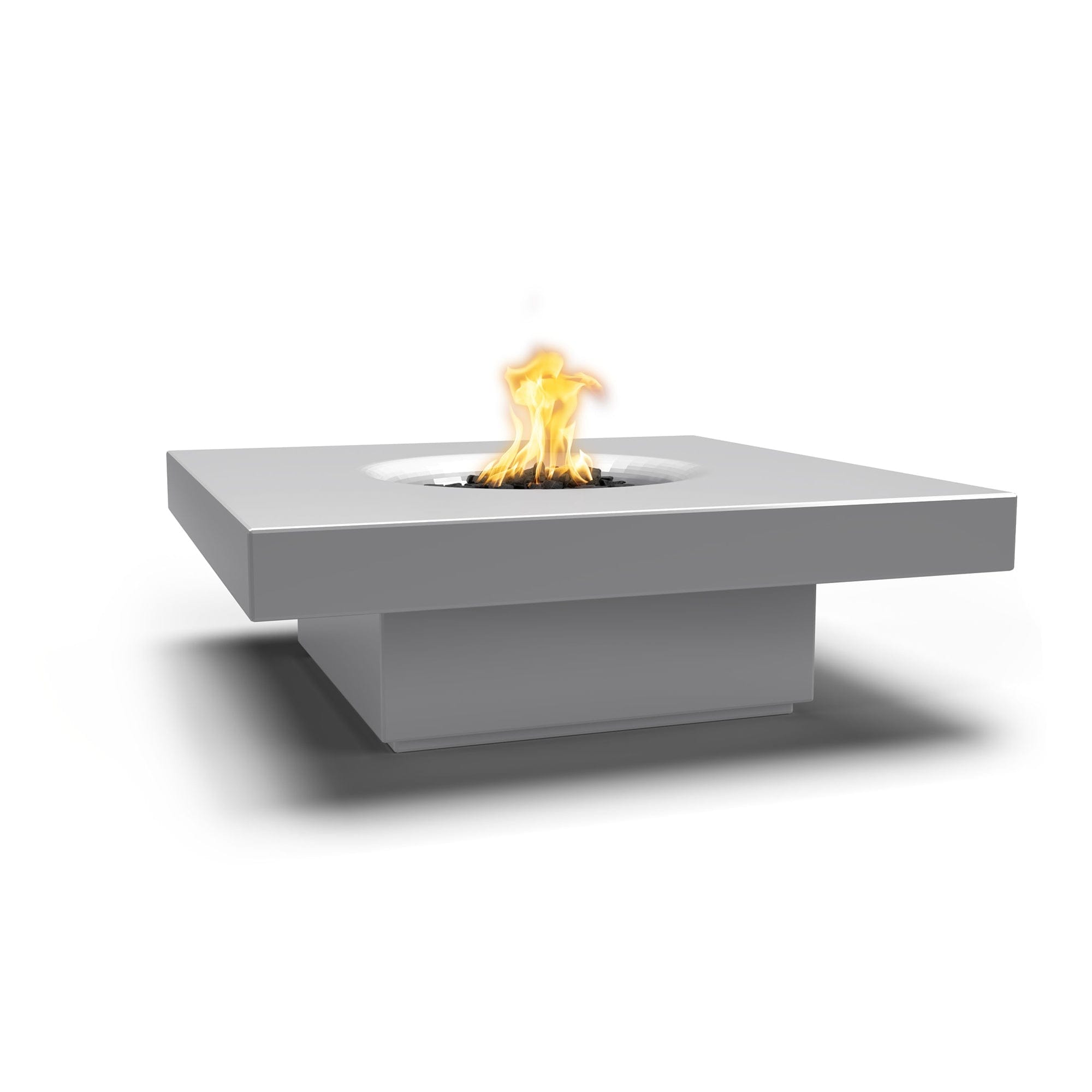 Balboa Square GFRC Outdoor Fire Table - Weatherproof & Durable Gas Fire Pit for Patio, Deck, Backyard - Perfect for Entertaining & Relaxing