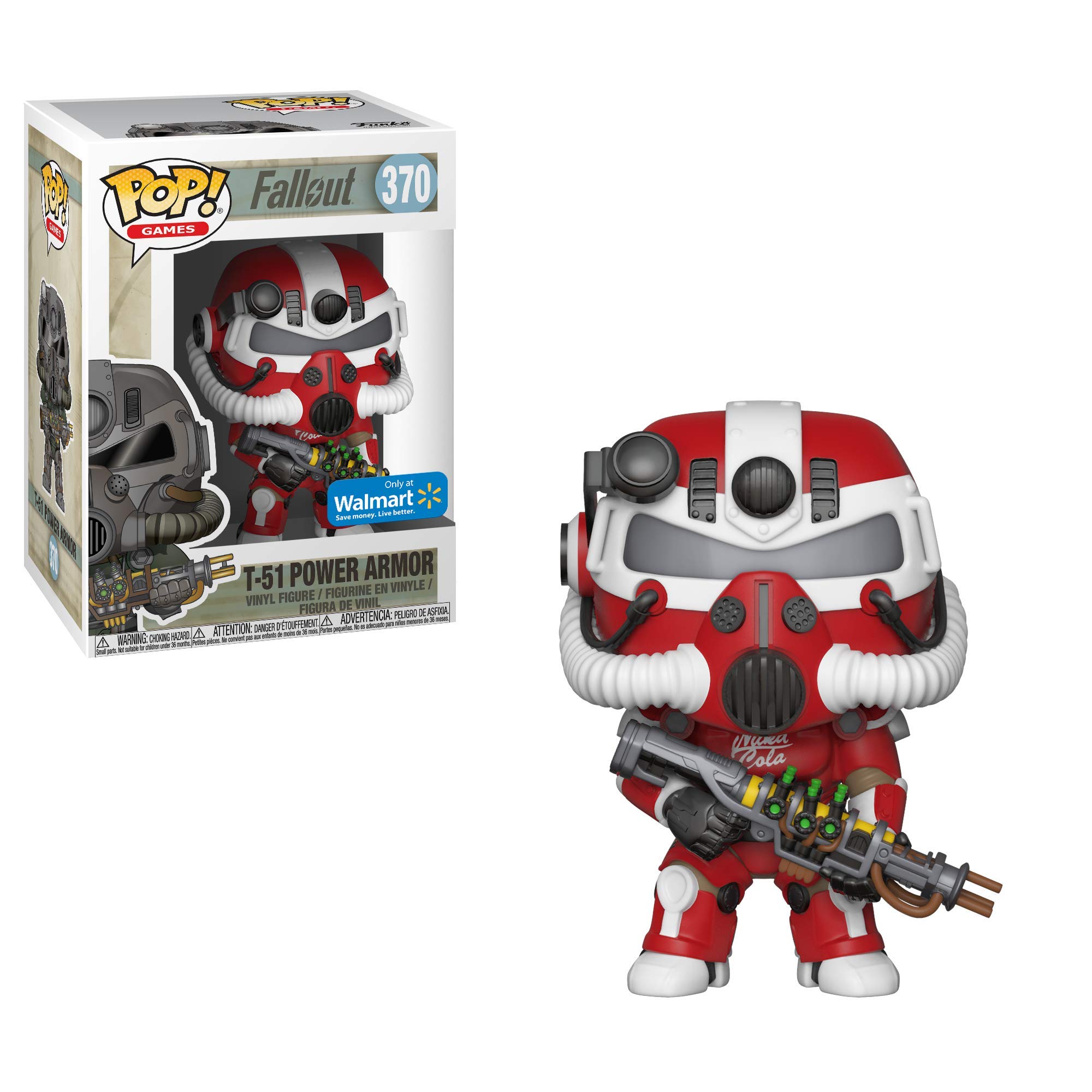 Funko Pop Games Fallout T-51 Power Armor Nuka Cola Limited Edition Vinyl Figure - Collectible Gaming Merchandise for Fallout Fans, Perfect for Display & Gift Giving