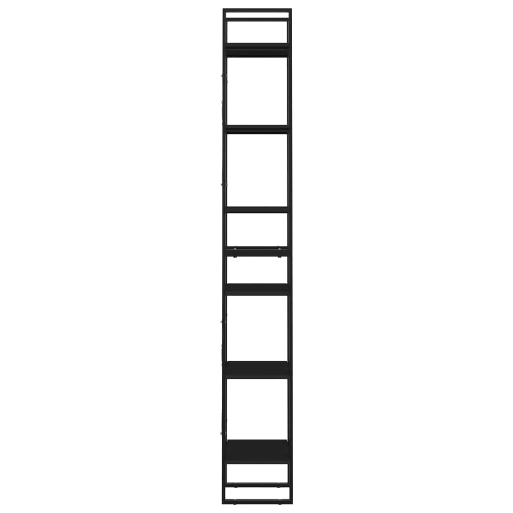 6-Tier Bookcase Storage Cabinet - Multipurpose Bookshelf & Display Shelf for Living Room, Bedroom, Office - 15.7