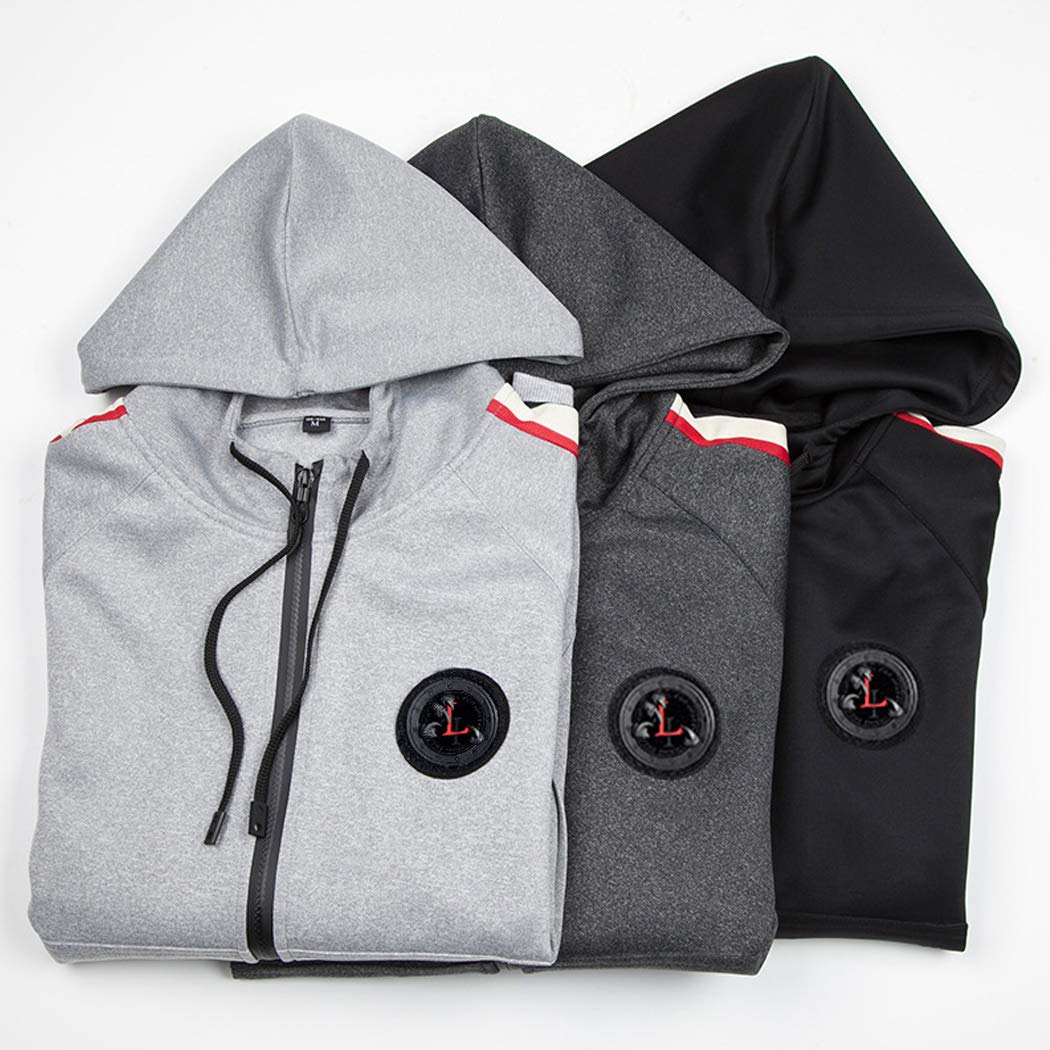 Men's Casual Tracksuit Set - 2 Piece Long Sleeve Hooded Jogging Outfit for Running & Athletic Sports | Gym, Workout, Lounge & Streetwear Fashion