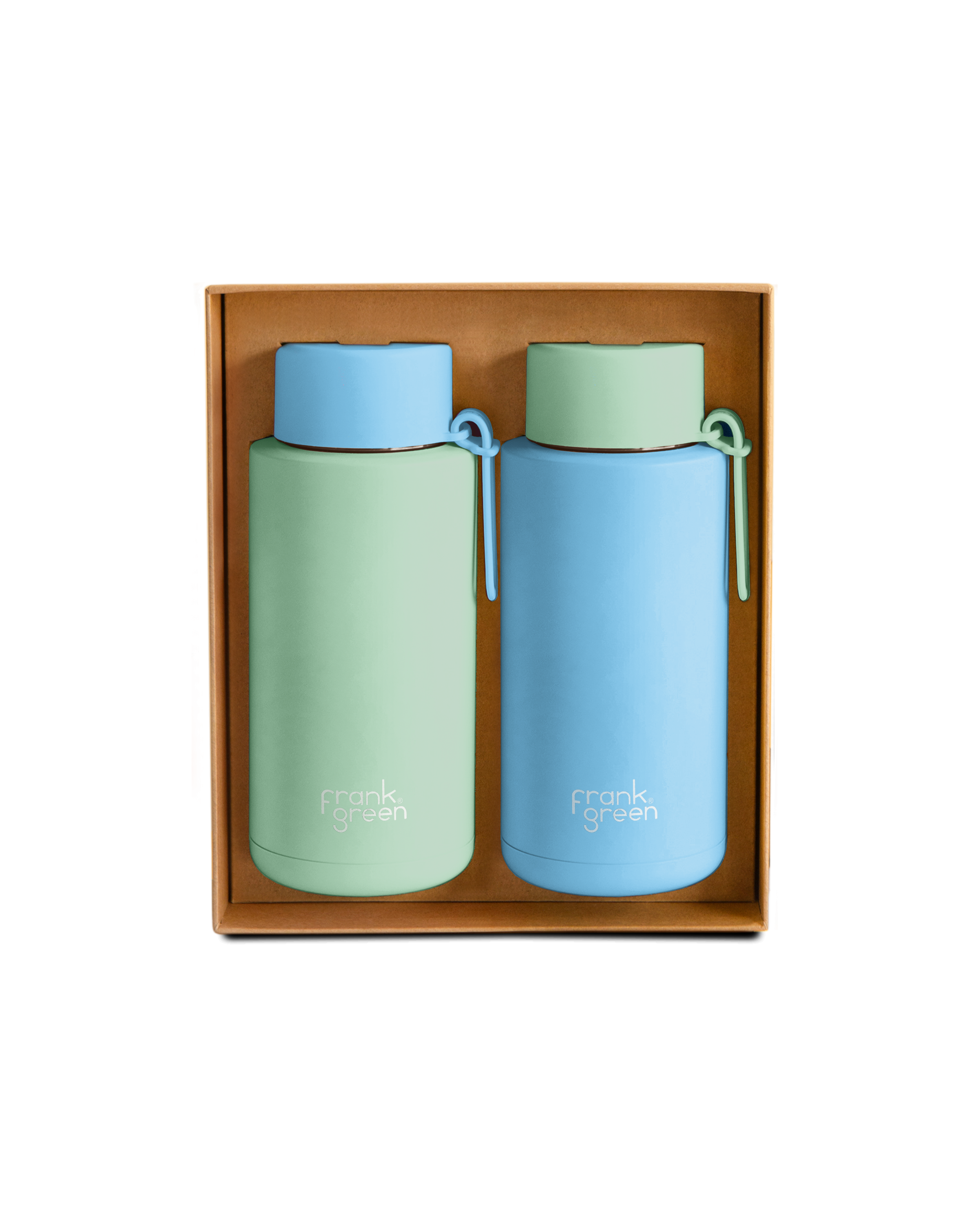Stylish Iconic Duo Gift Set - 34oz (1,000ml) Water Bottles for Gym, Office & Outdoor Activities