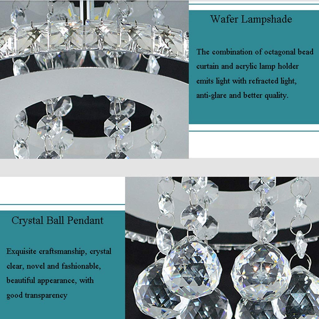 European Crystal Ceiling Light - Modern LED Hallway & Porch Lighting for Home Decor