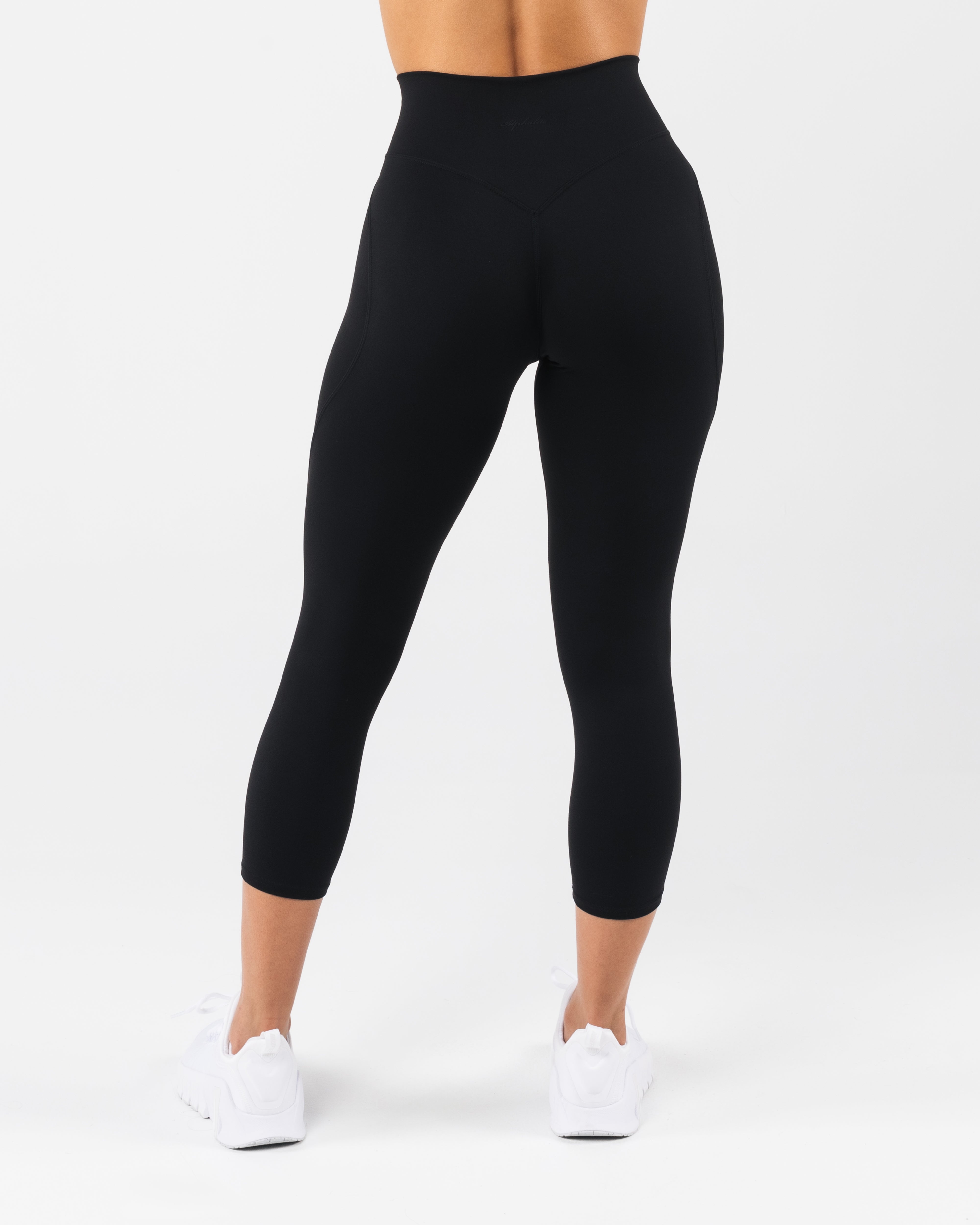 Aura Capri Pants for Women - High Waisted Black Stretch Skinny Jeans | Comfortable & Stylish for Casual Wear, Work & Night Out