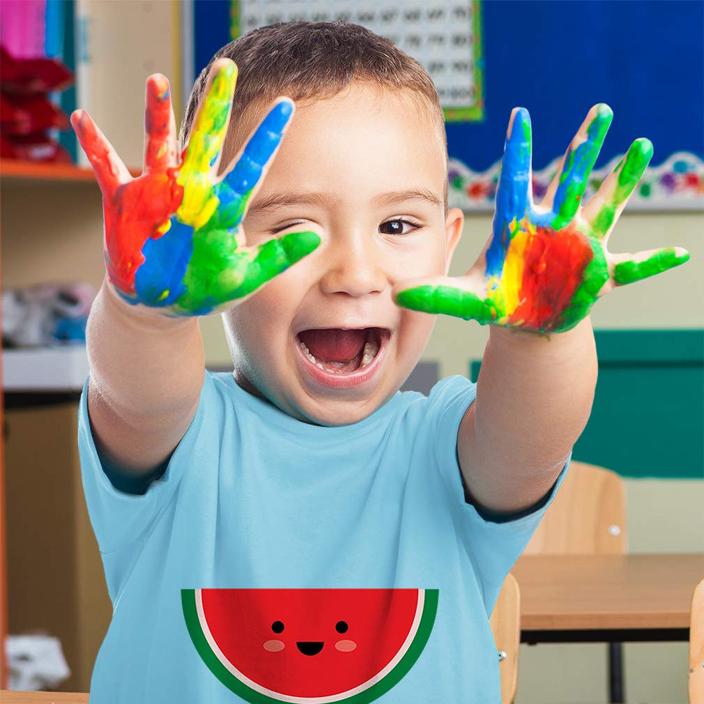 Kids Watermelon Print Cotton T-Shirt - Funny Fruit Graphic Tee for Toddler Boys & Girls - Perfect for Summer Playdates, Birthday Parties & Casual Outfits