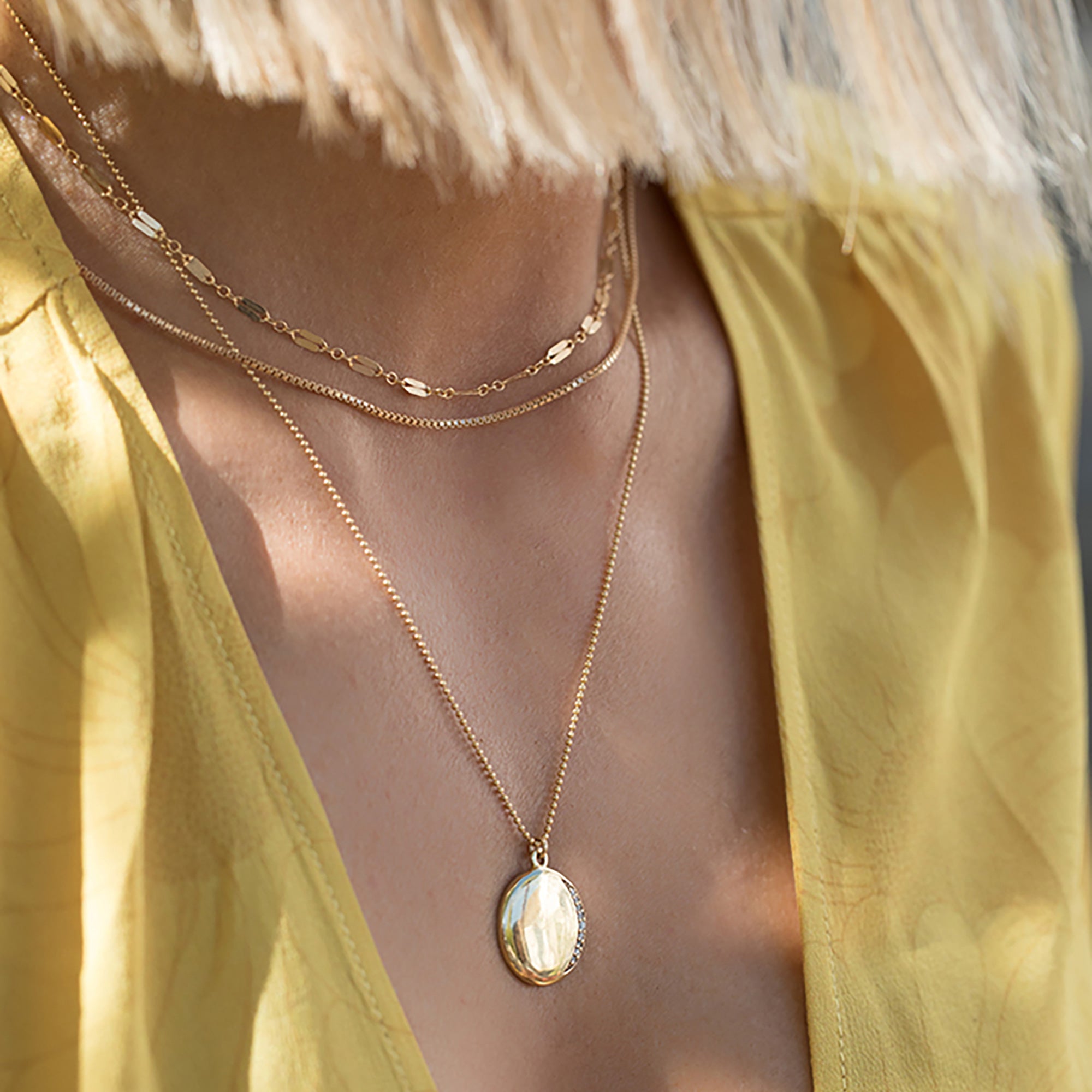 Mara Chain Necklace for Women - Elegant Gold Plated Layering Necklace Jewelry Gift for Her - Perfect for Everyday Wear, Date Night & Special Occasions