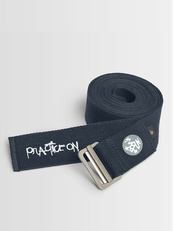 Manduka AligN Yoga Strap 305cm - Premium Yoga Belt for Stretching, Flexibility & Alignment | Ideal for Yoga, Pilates & Physical Therapy