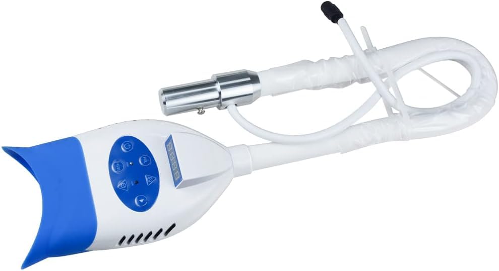36W LED Teeth Whitening Light with 10 Cold Blue Bulbs - Standing Floor Lamp for Fast Whitening & Bleaching | Perfect for Home & Salon Use