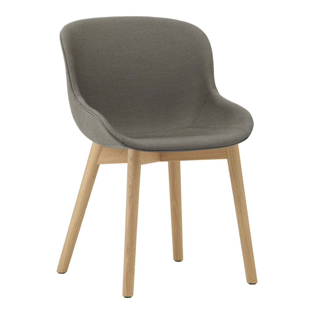 Stylish Hyg Side Chair with Wood Base & Full Upholstery - Perfect for Dining Room, Kitchen, or Home Office Seating