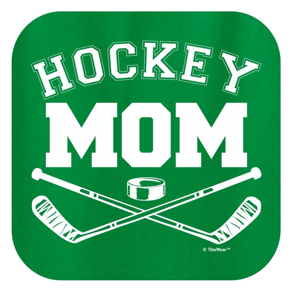 ThisWear Hockey Mom Long Sleeve T-Shirt - Comfortable & Stylish Hockey Mom Apparel for Games & Practice - Perfect for Sideline Support & Team Spirit